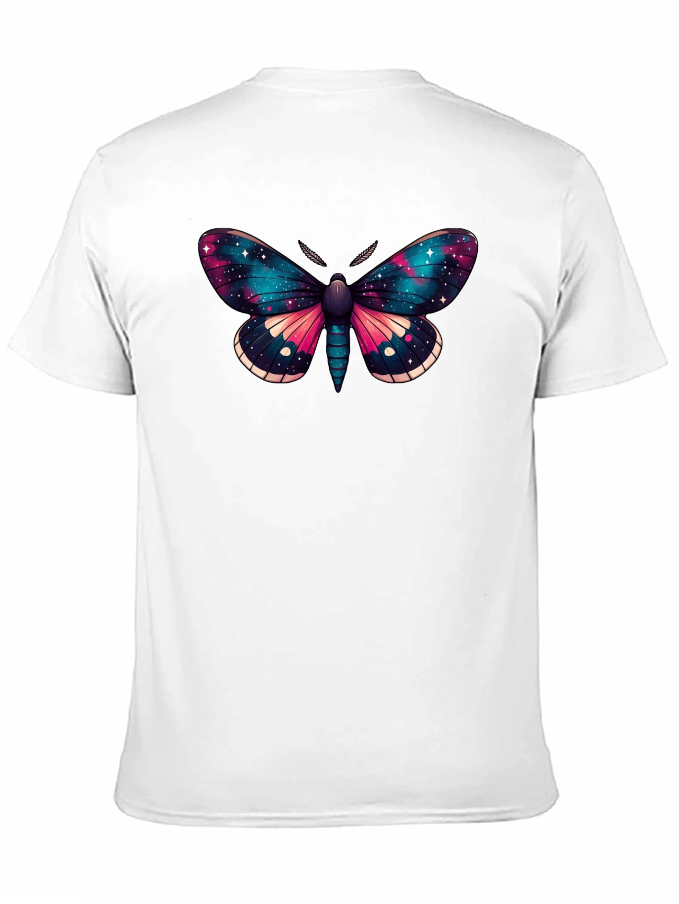Galaxy Moth Graphic T-Shirt