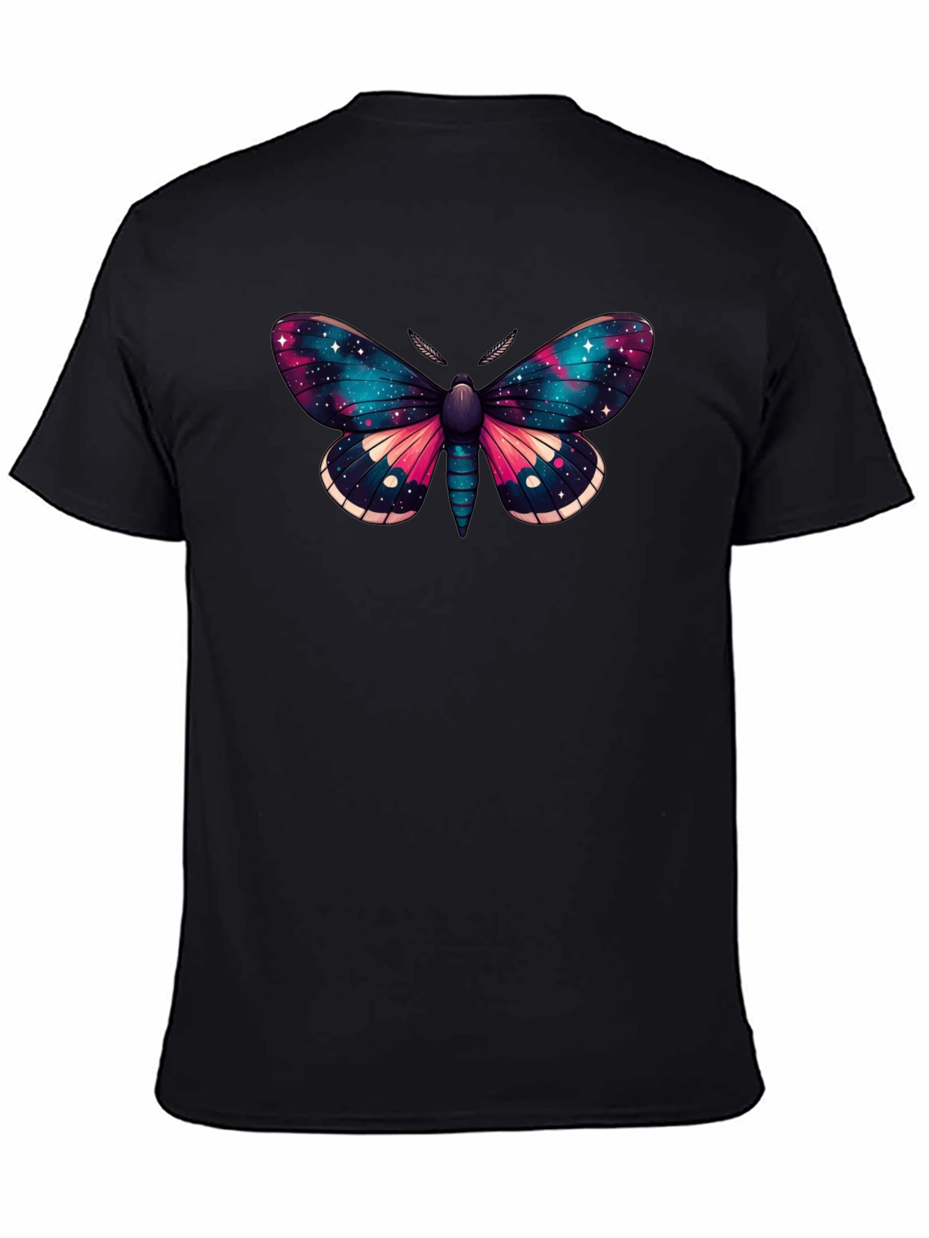 Galaxy Moth Graphic T-Shirt