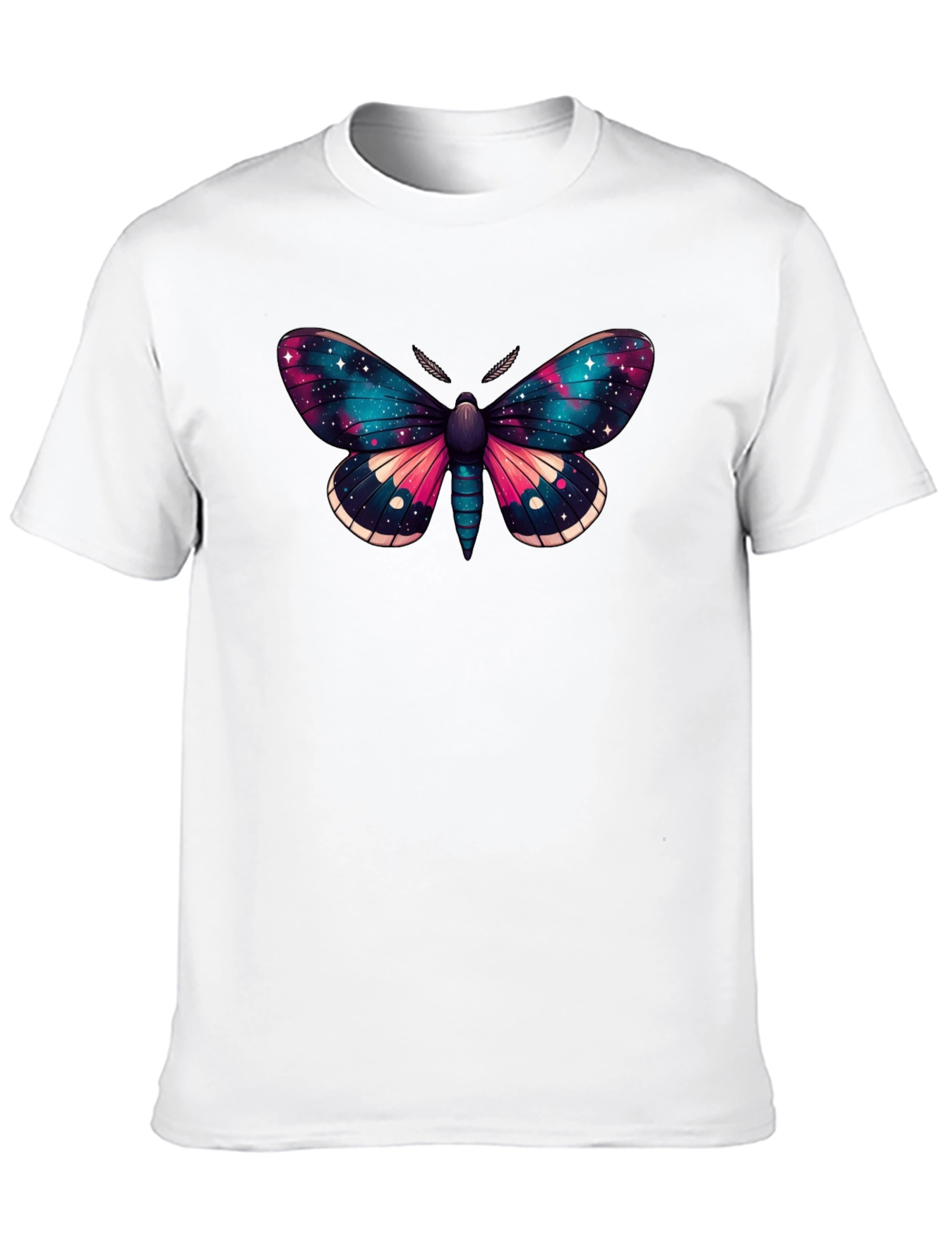 Galaxy Moth Graphic T-Shirt