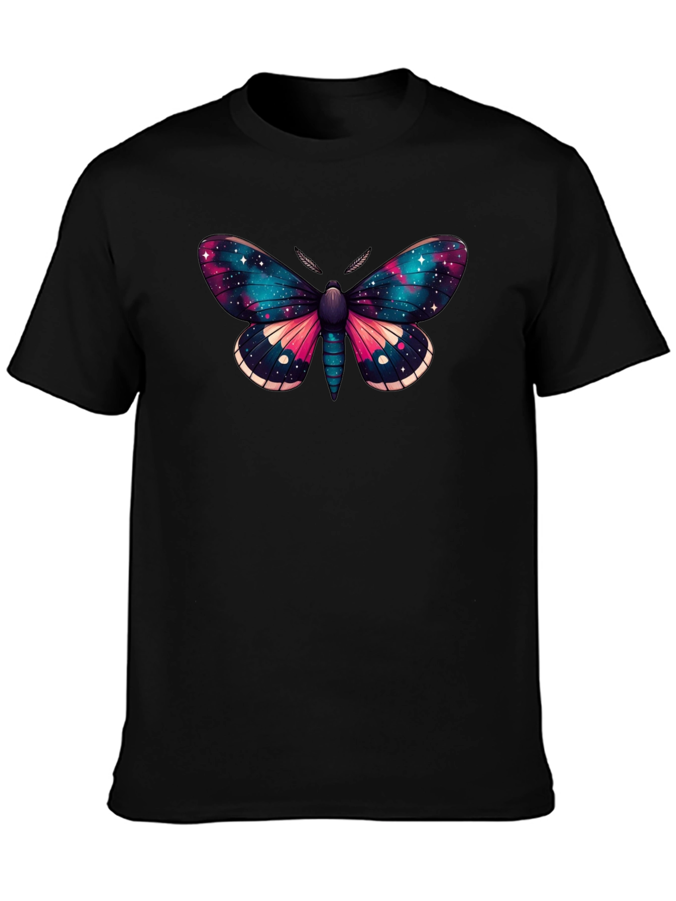 Galaxy Moth Graphic T-Shirt