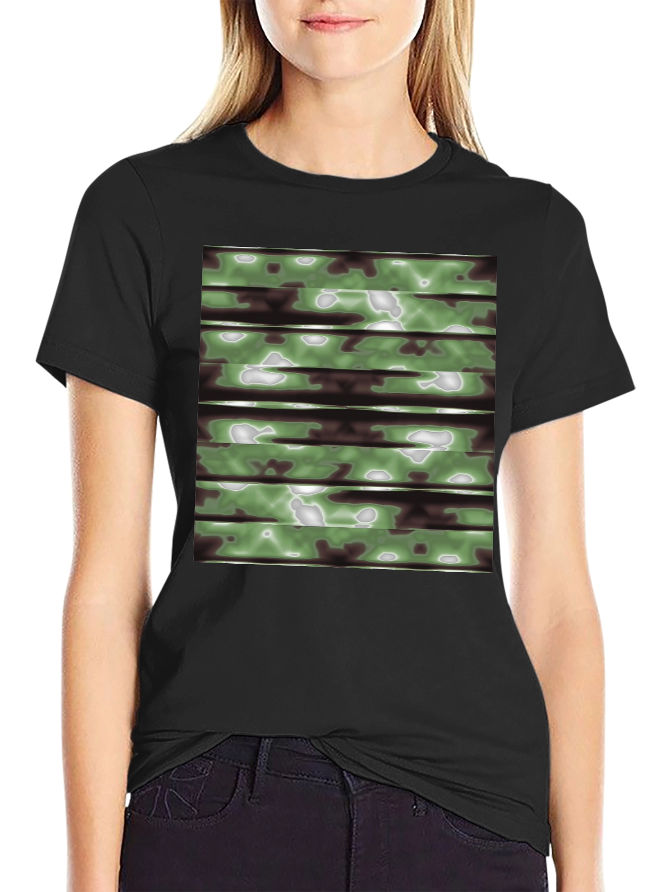 Camo Stripe T-Shirt - Cool Casual Wear