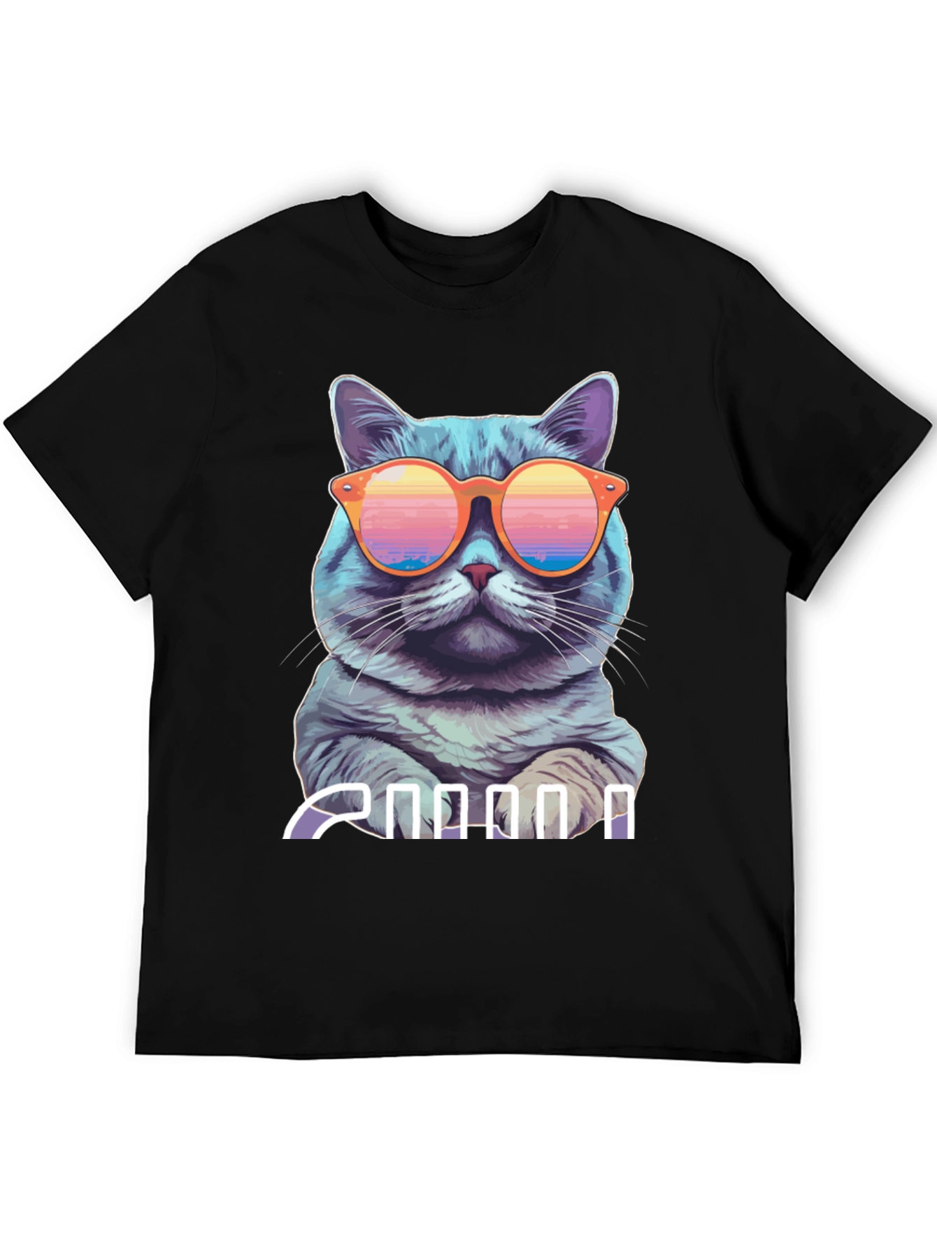 Cool Cat T-Shirt - Retro Style