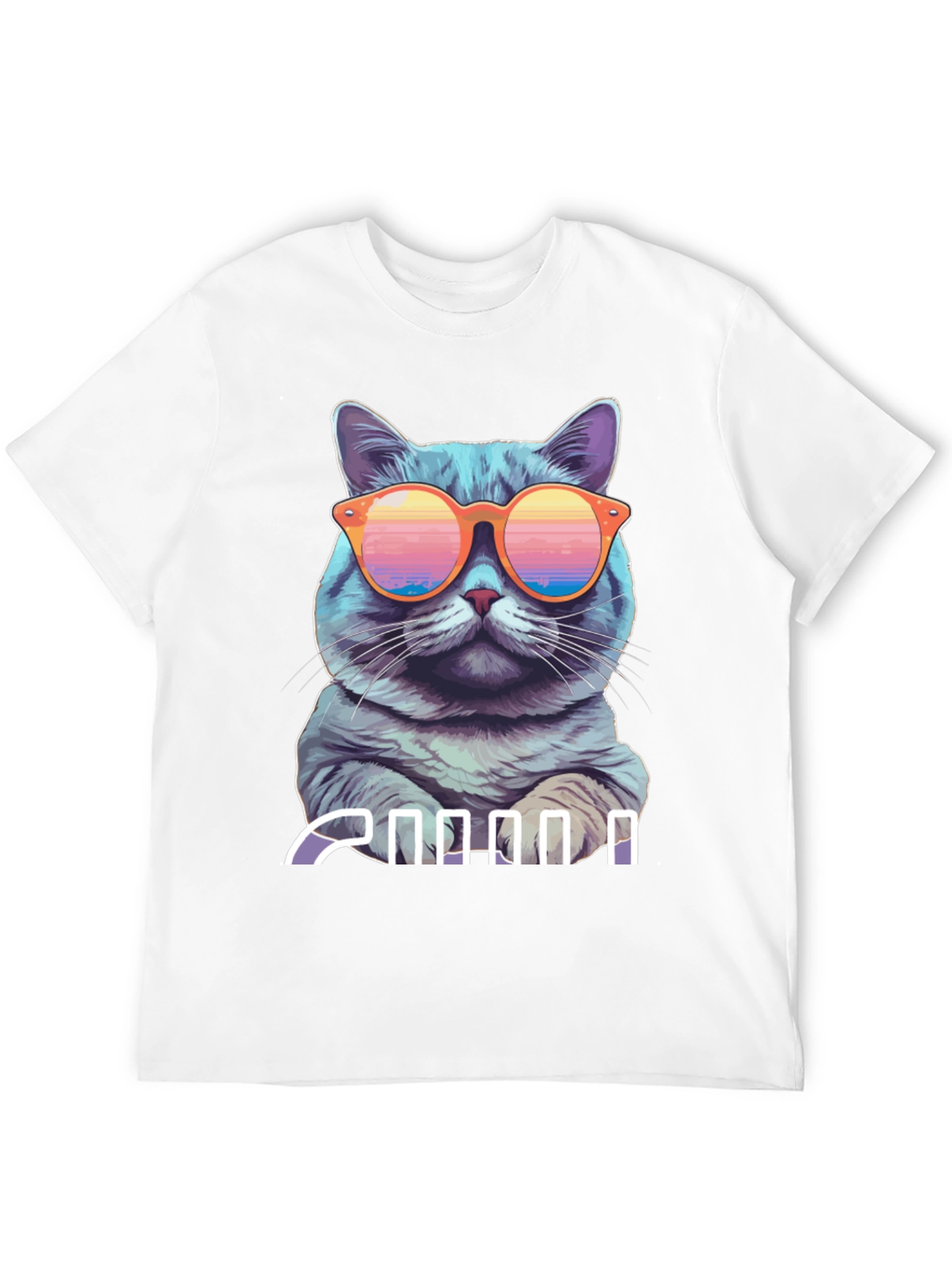 Cool Cat T-Shirt - Retro Style