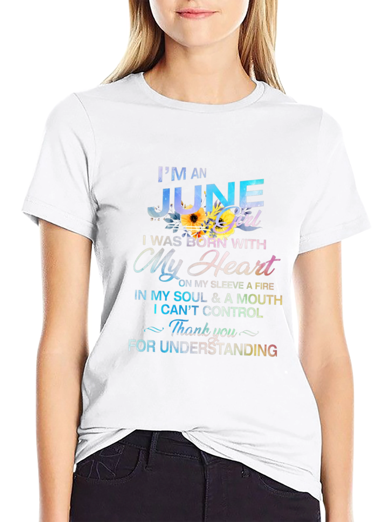 June Girl Heart T-Shirt