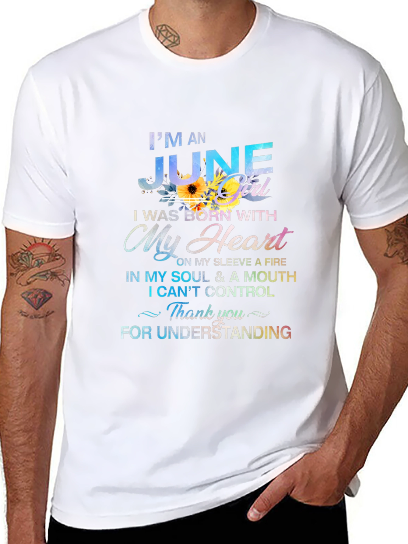 June Girl Heart T-Shirt