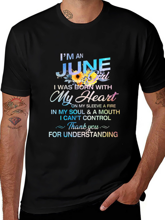 June Girl Heart T-Shirt
