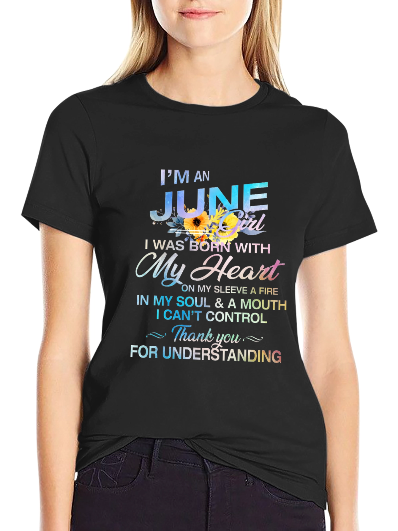June Girl Heart T-Shirt
