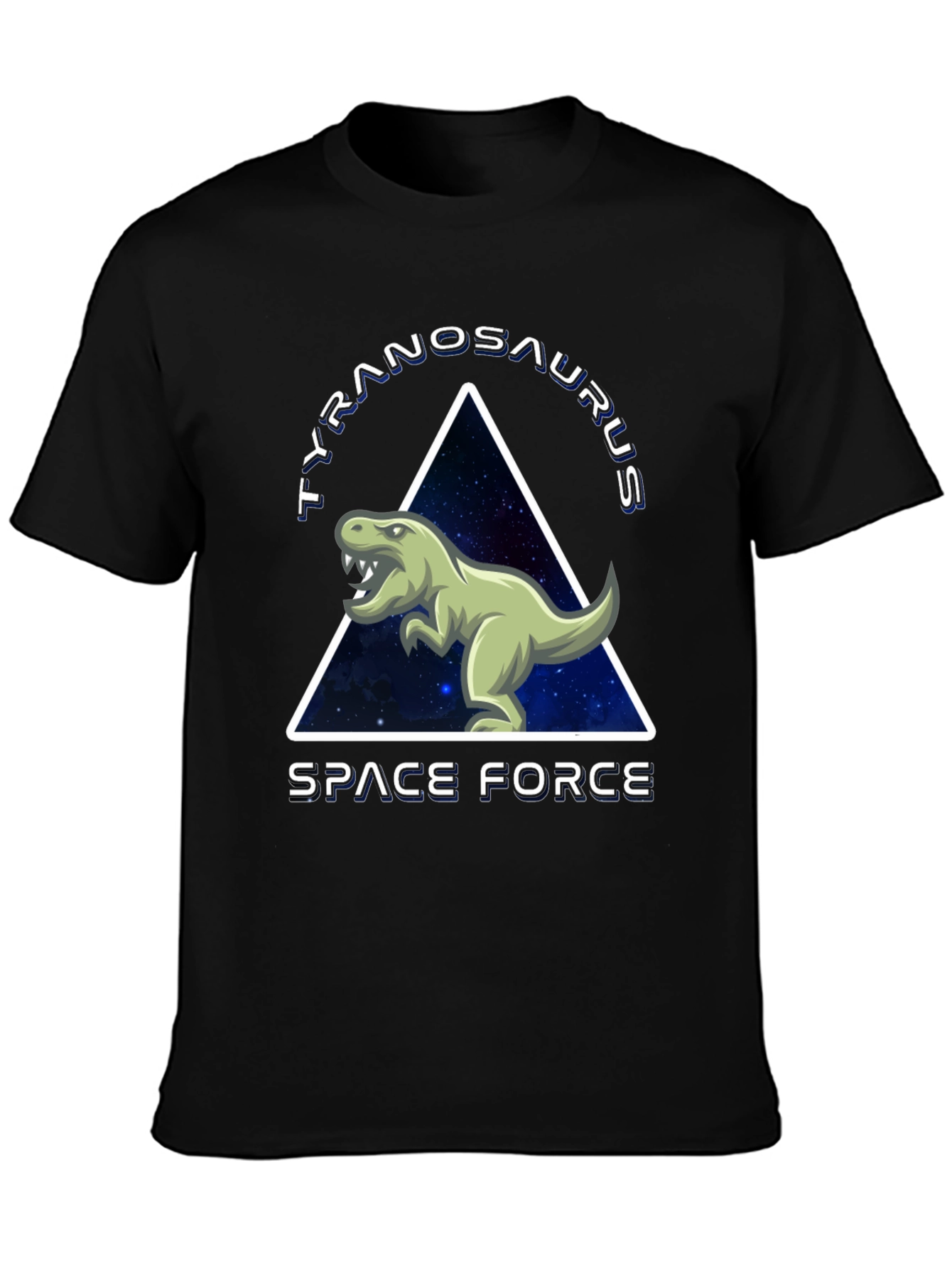 Tyrannosaurus Space Force Graphic T-Shirt