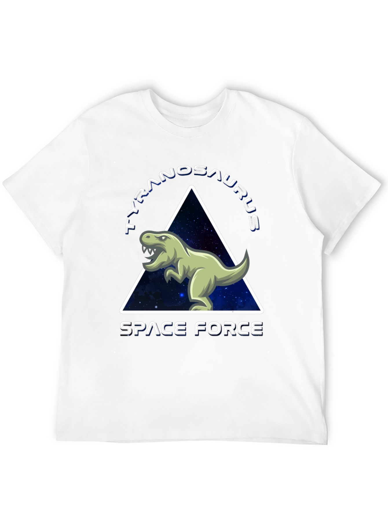 Tyrannosaurus Space Force Graphic T-Shirt