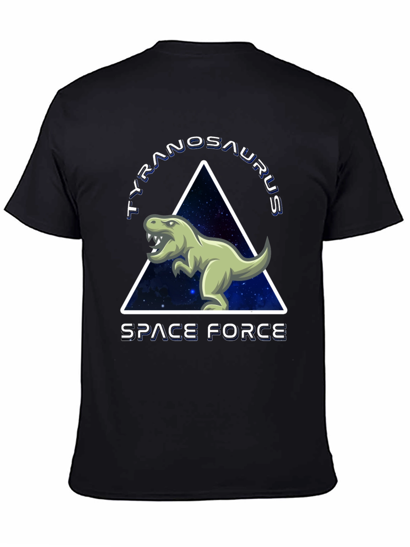 Tyrannosaurus Space Force Graphic T-Shirt