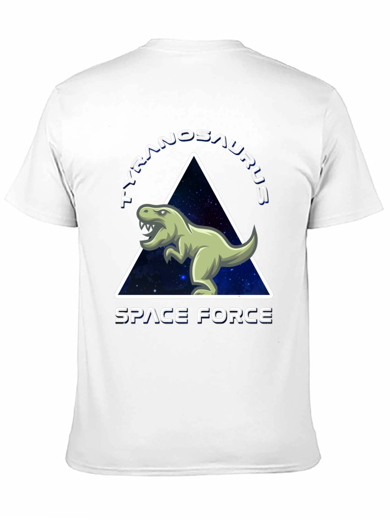 Tyrannosaurus Space Force Graphic T-Shirt