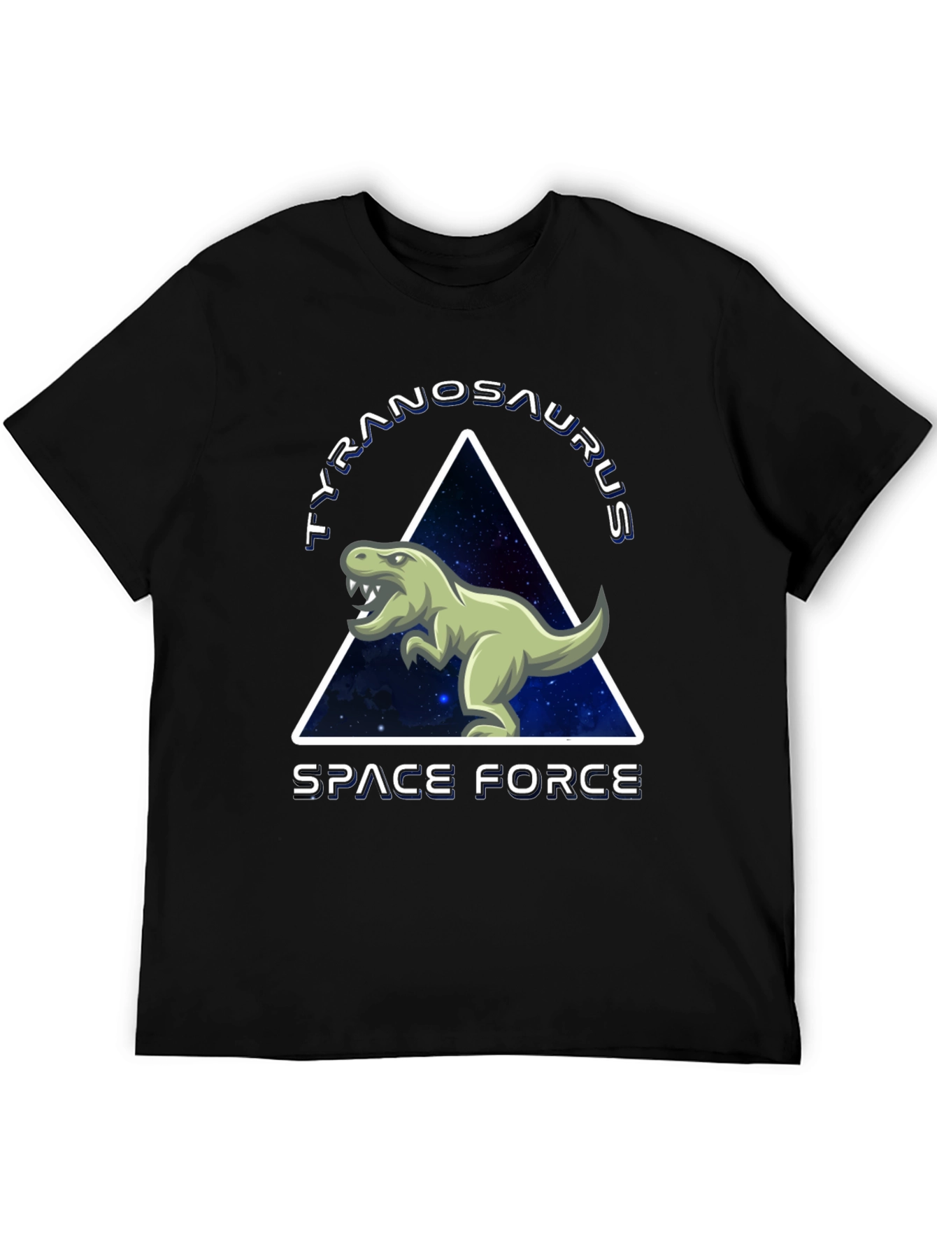 Tyrannosaurus Space Force Graphic T-Shirt