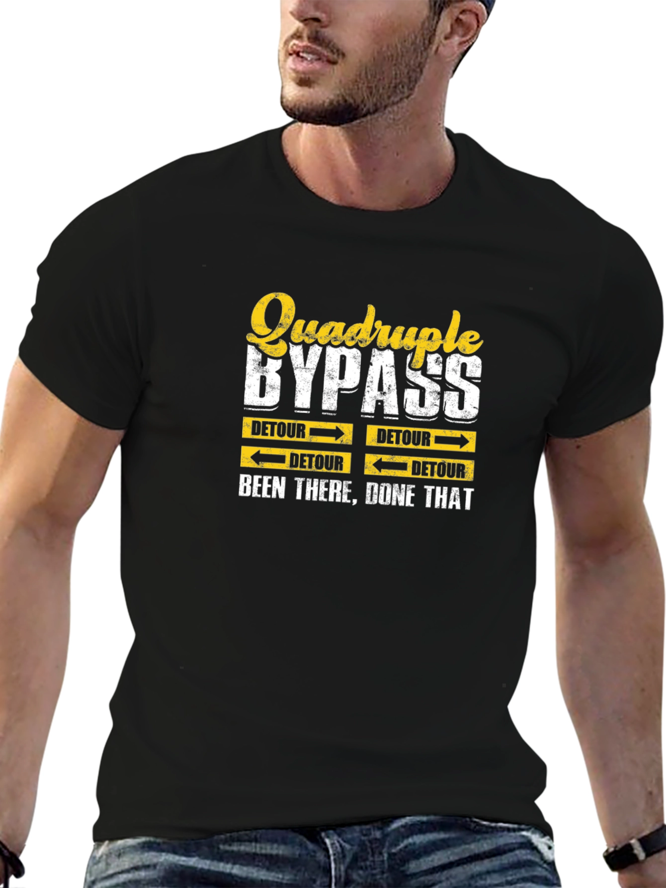 Quadruple Bypass Tee - Been There Done That