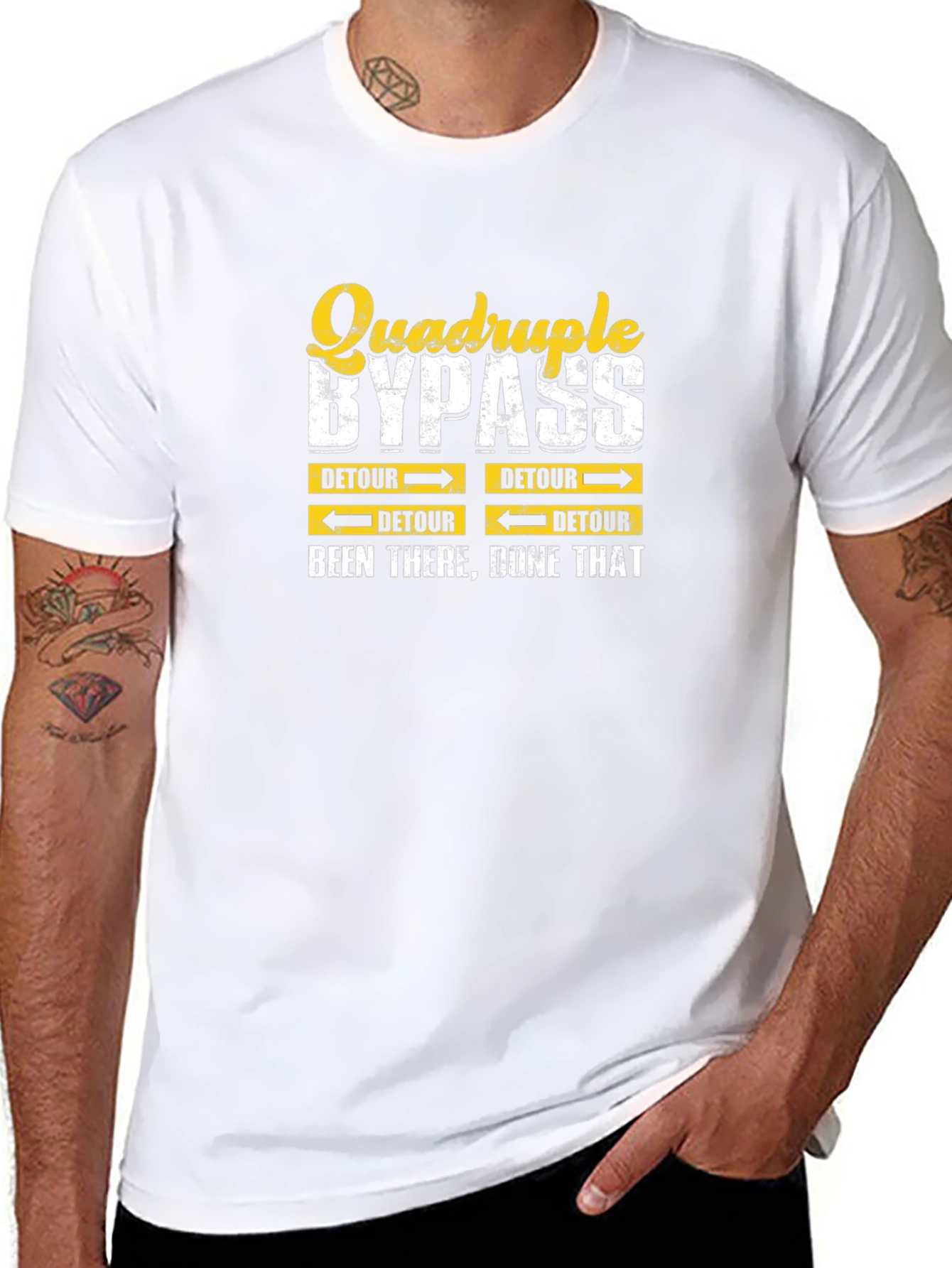 Quadruple Bypass Tee - Been There Done That
