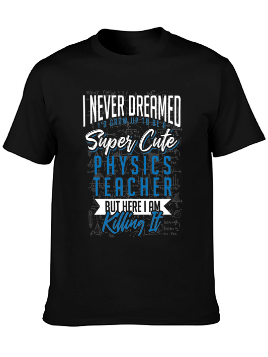 Super Cute Physics Teacher Graphic Tee
