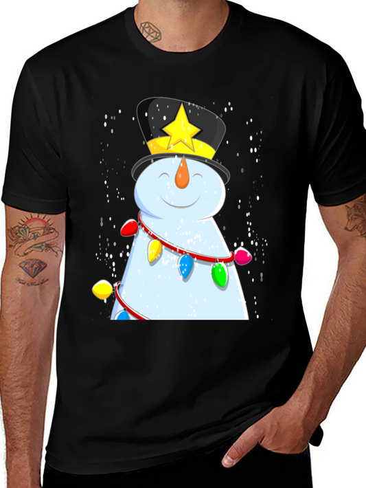 Festive Snowman Graphic Tee