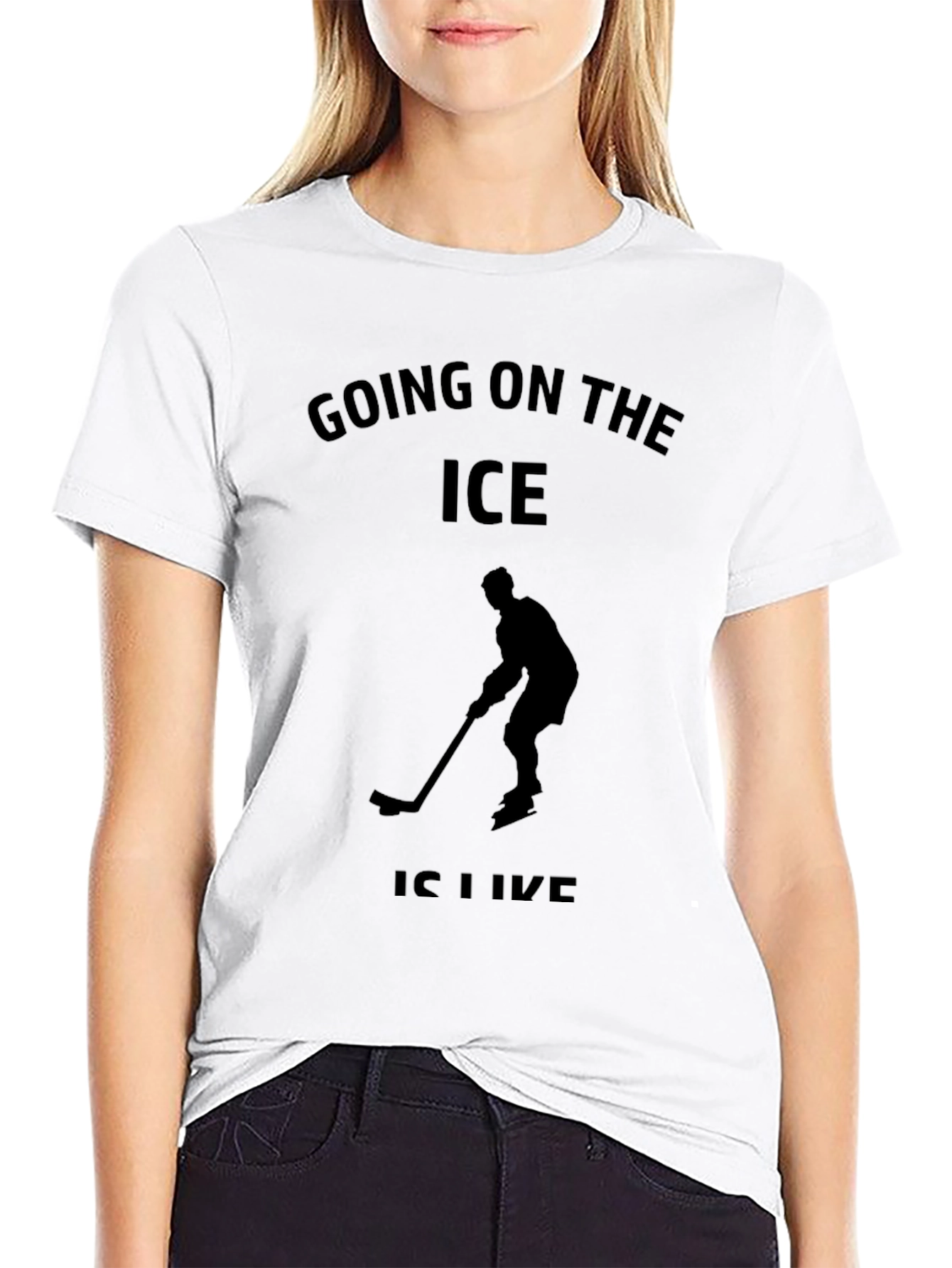 Going On The Ice Hockey T-Shirt