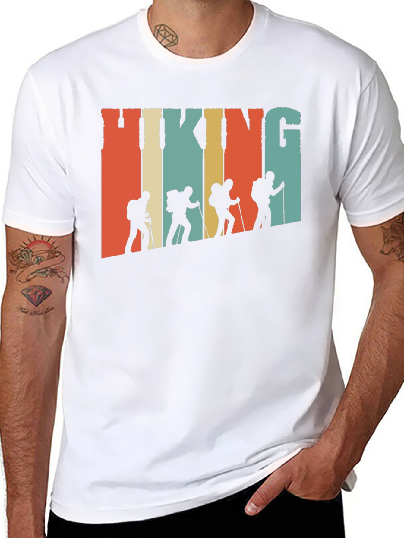 Retro Hiking T-Shirt - Adventure Ready!
