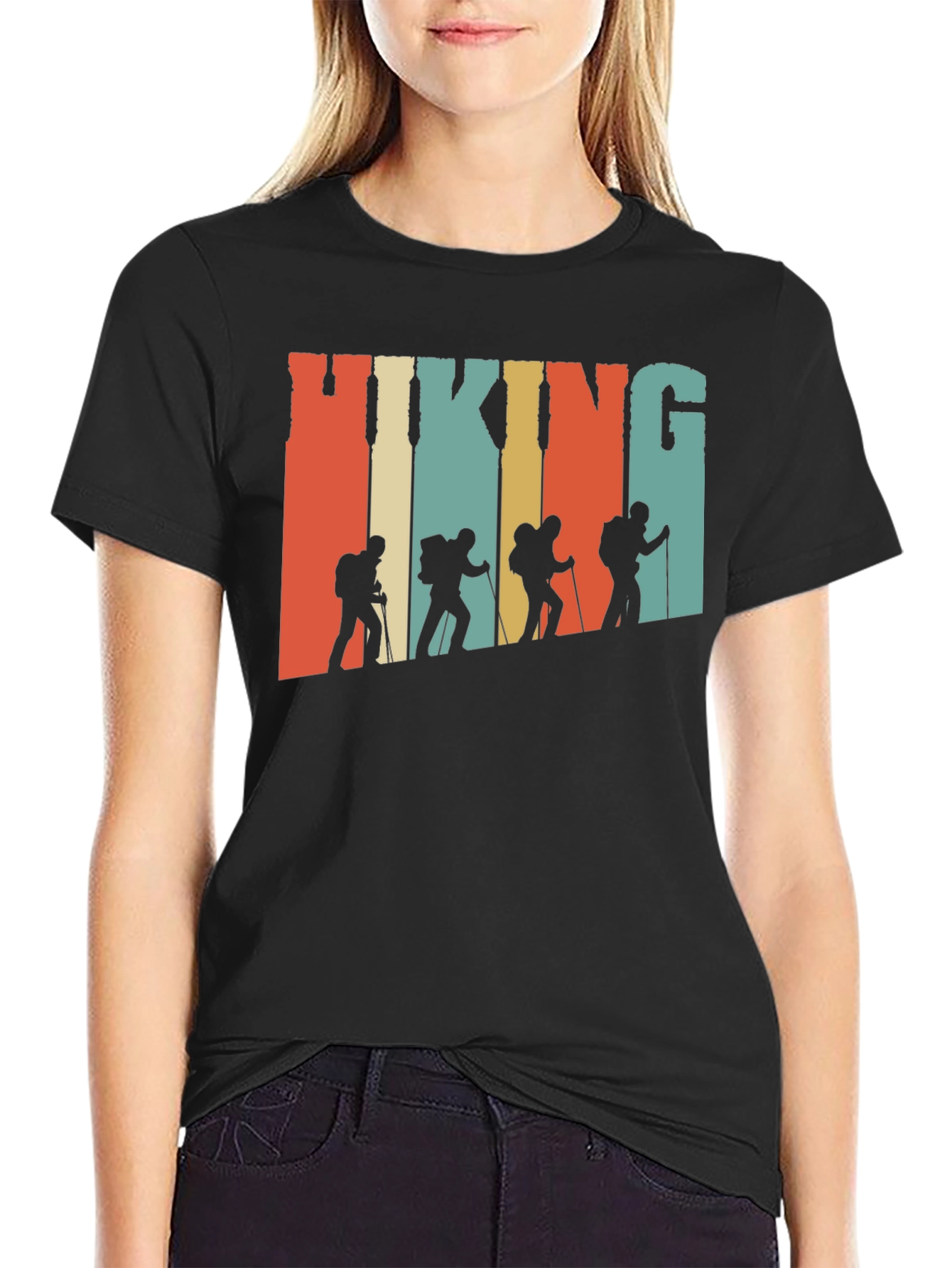 Retro Hiking T-Shirt - Adventure Ready!