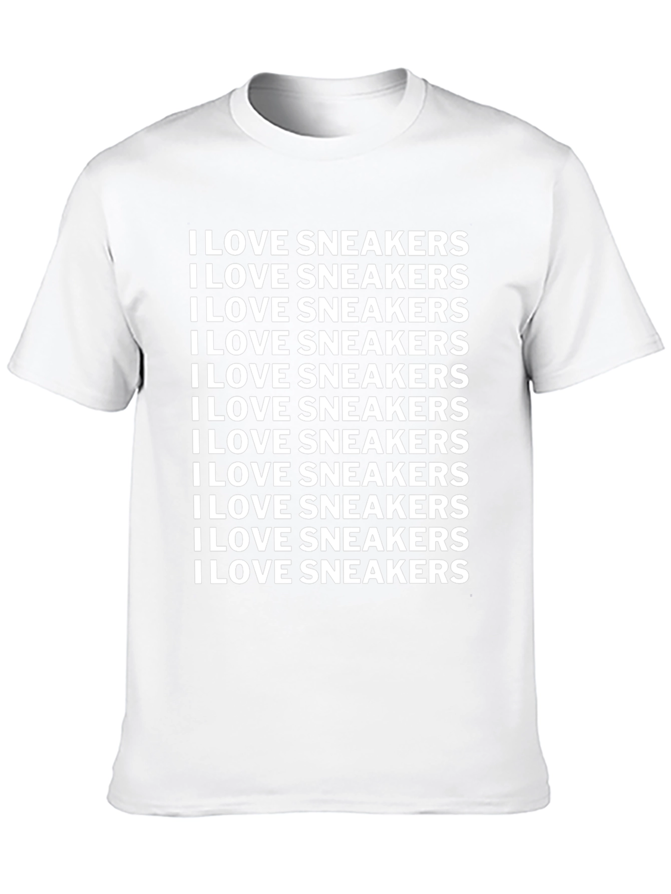 I LOVE SNEAKERS Graphic Tee - Black Cotton