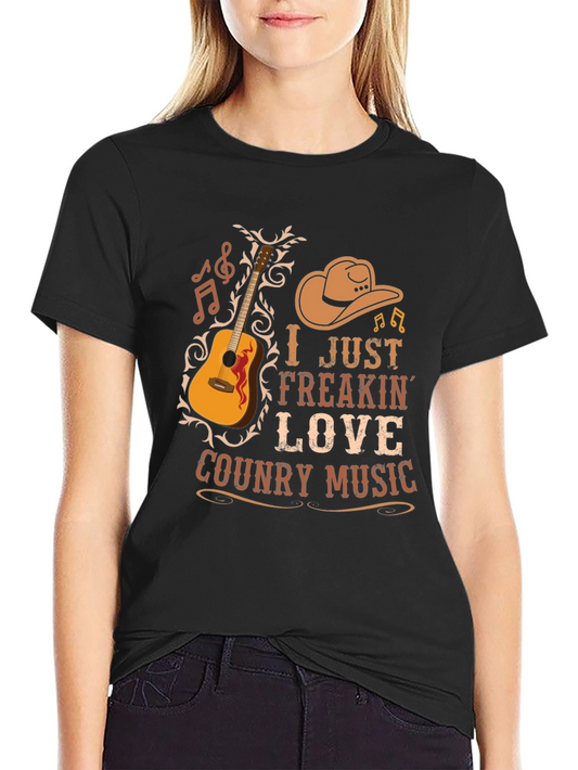 Country Music Lover T-Shirt Graphic Tee