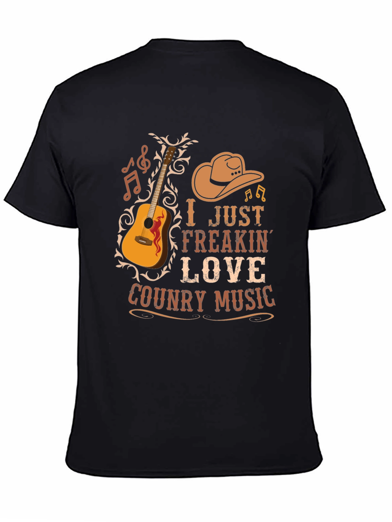 Country Music Lover T-Shirt Graphic Tee