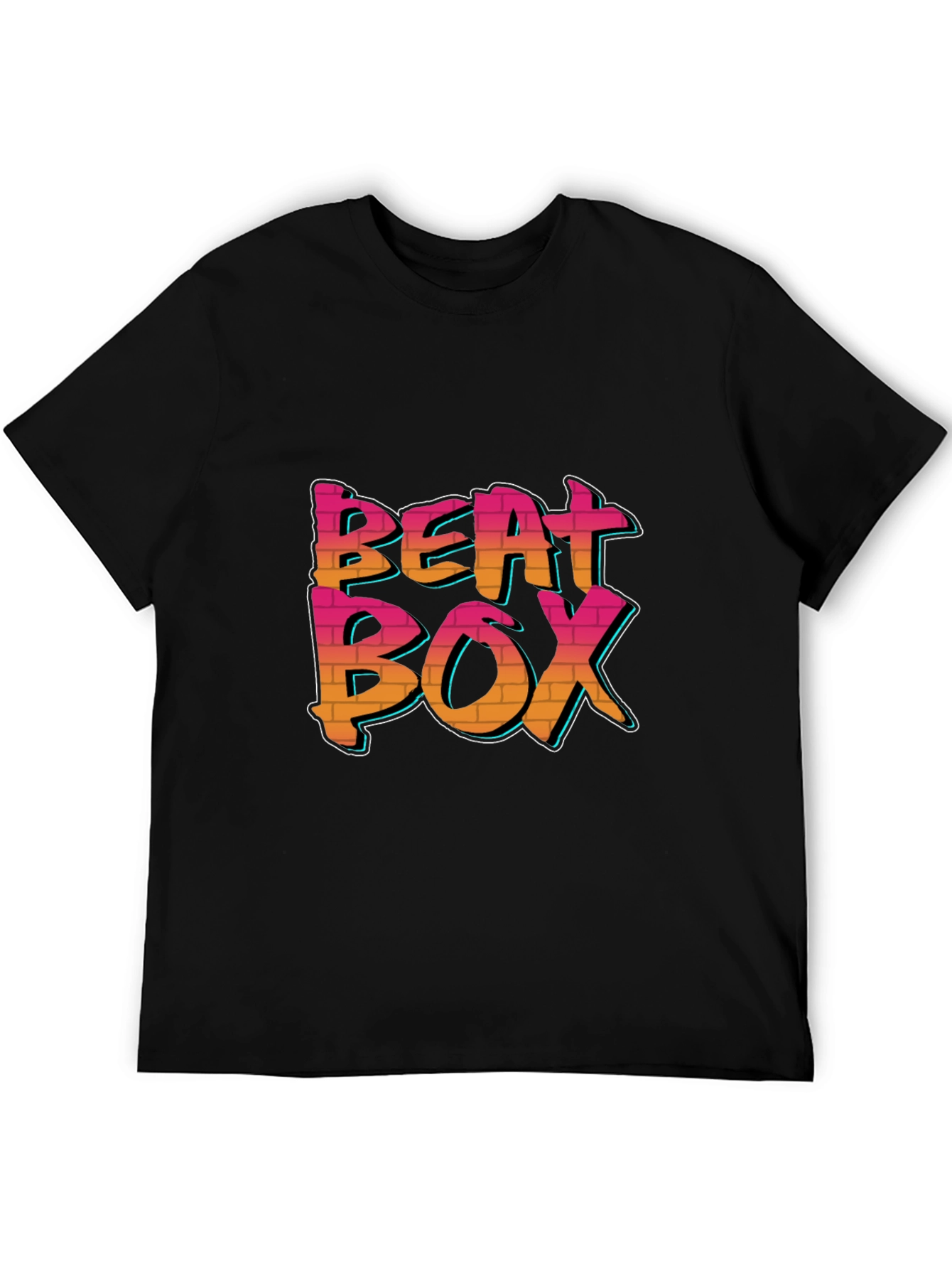 Beat Box Graphic Black Tee