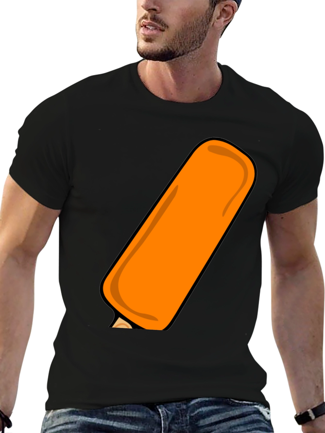 Orange Popsicle Graphic Tee - Cool Summer Style