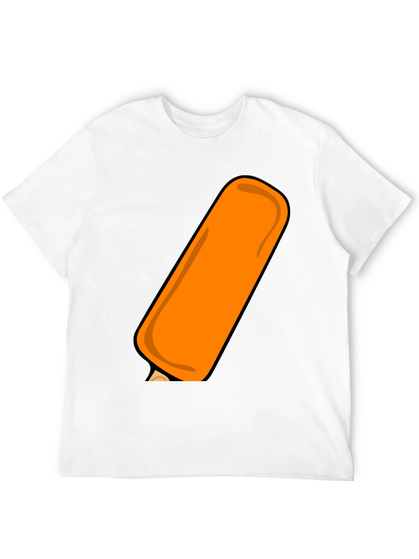 Orange Popsicle Graphic Tee - Cool Summer Style