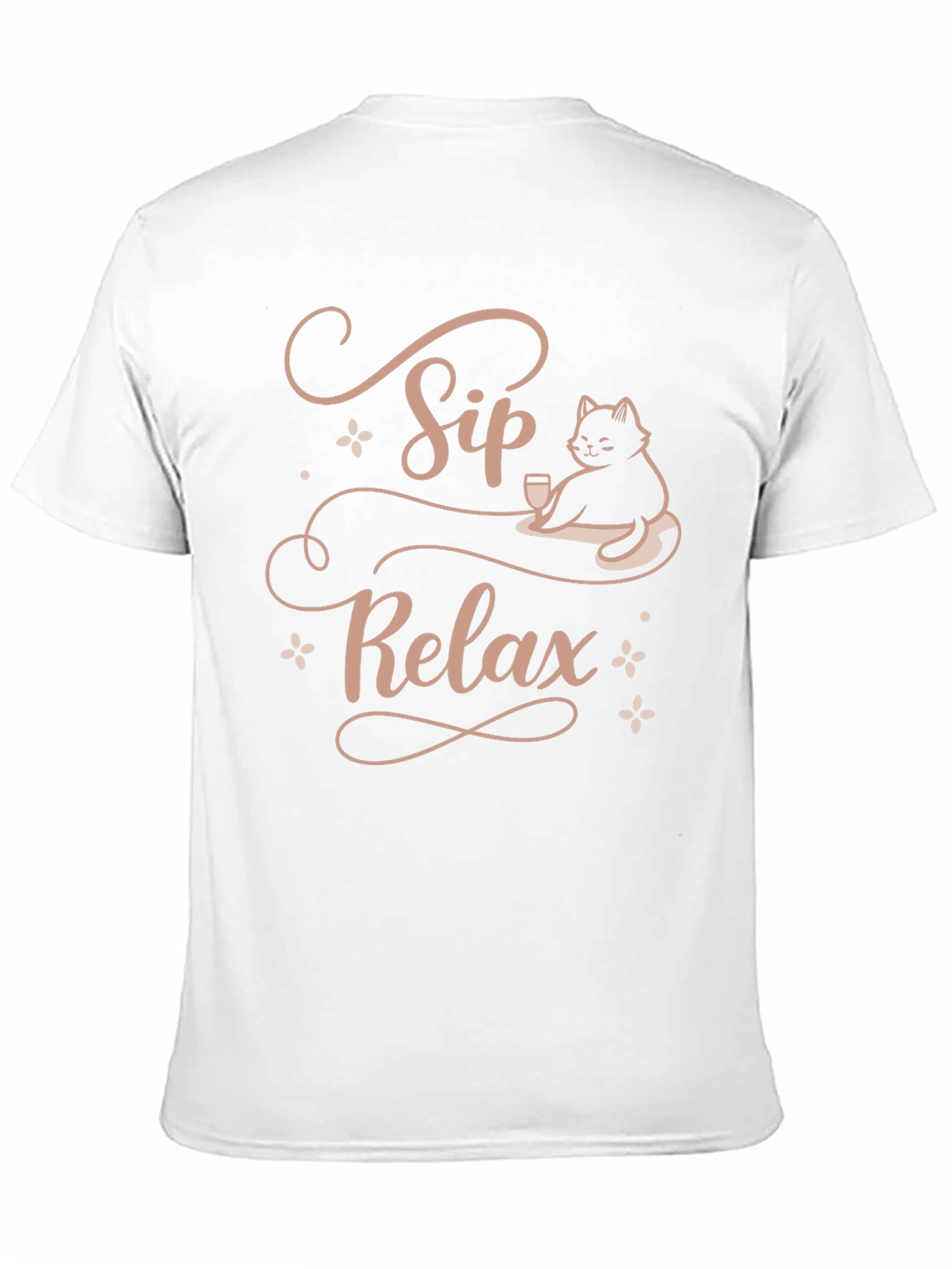 Sip Relax Cat Lover T-Shirt