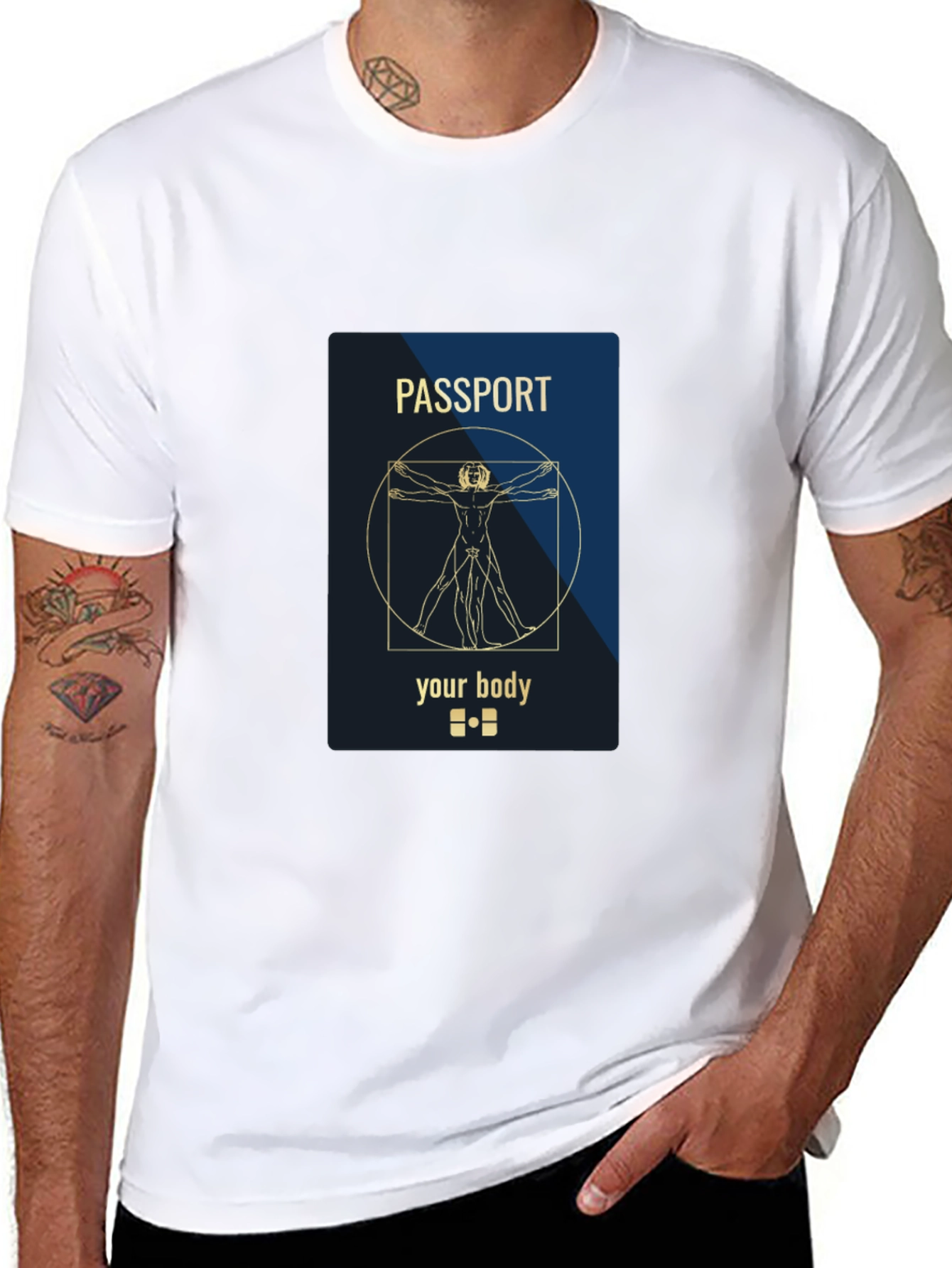 Passport Your Body Graphic T-Shirt
