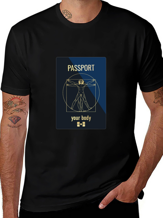 Passport Your Body Graphic T-Shirt