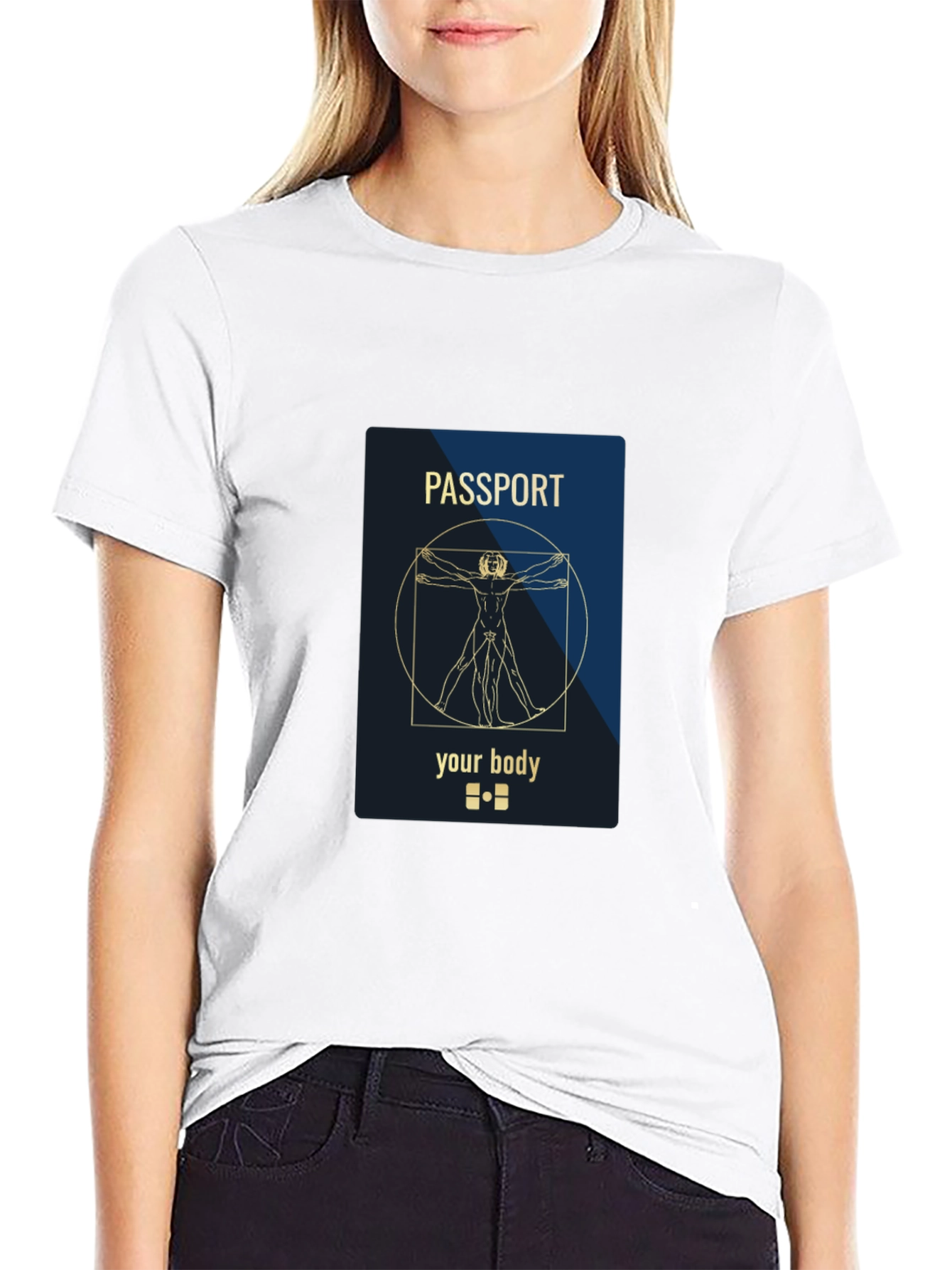 Passport Your Body Graphic T-Shirt