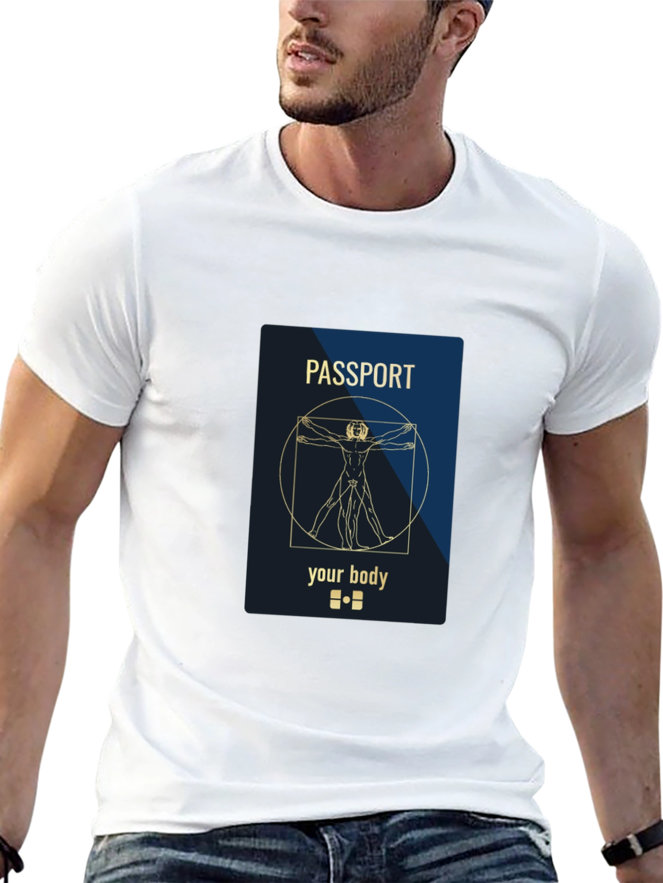 Passport Your Body Graphic T-Shirt