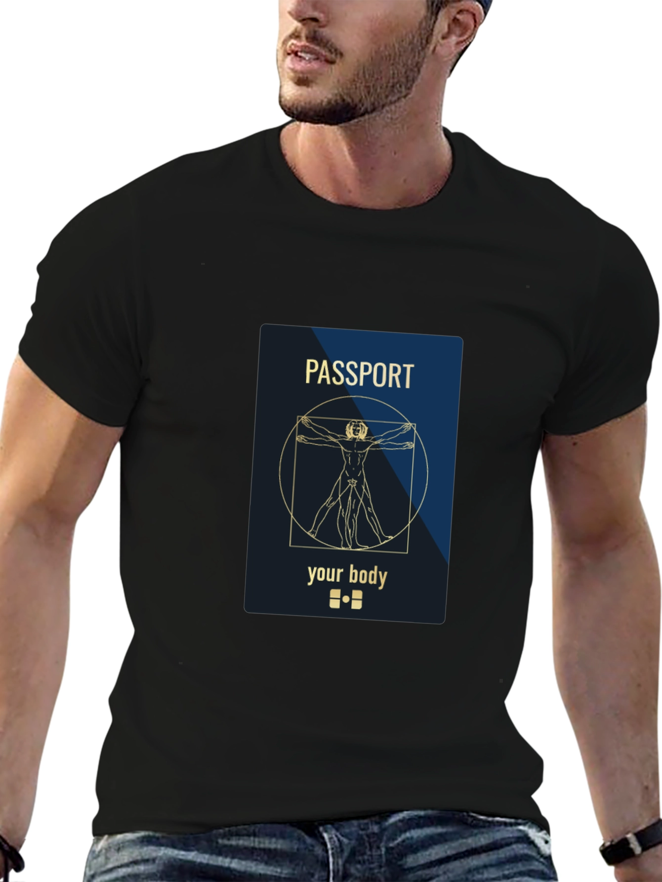 Passport Your Body Graphic T-Shirt