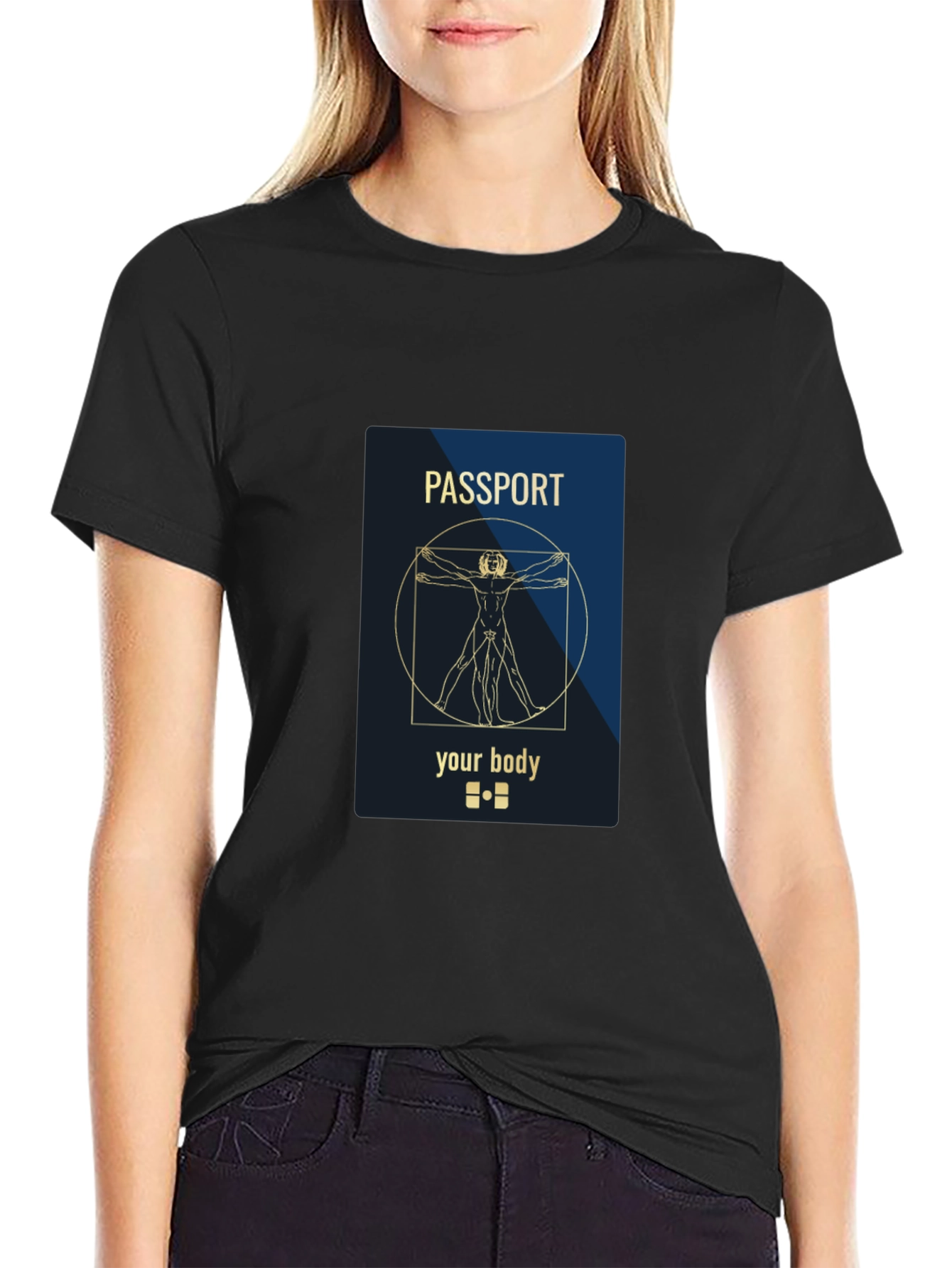 Passport Your Body Graphic T-Shirt