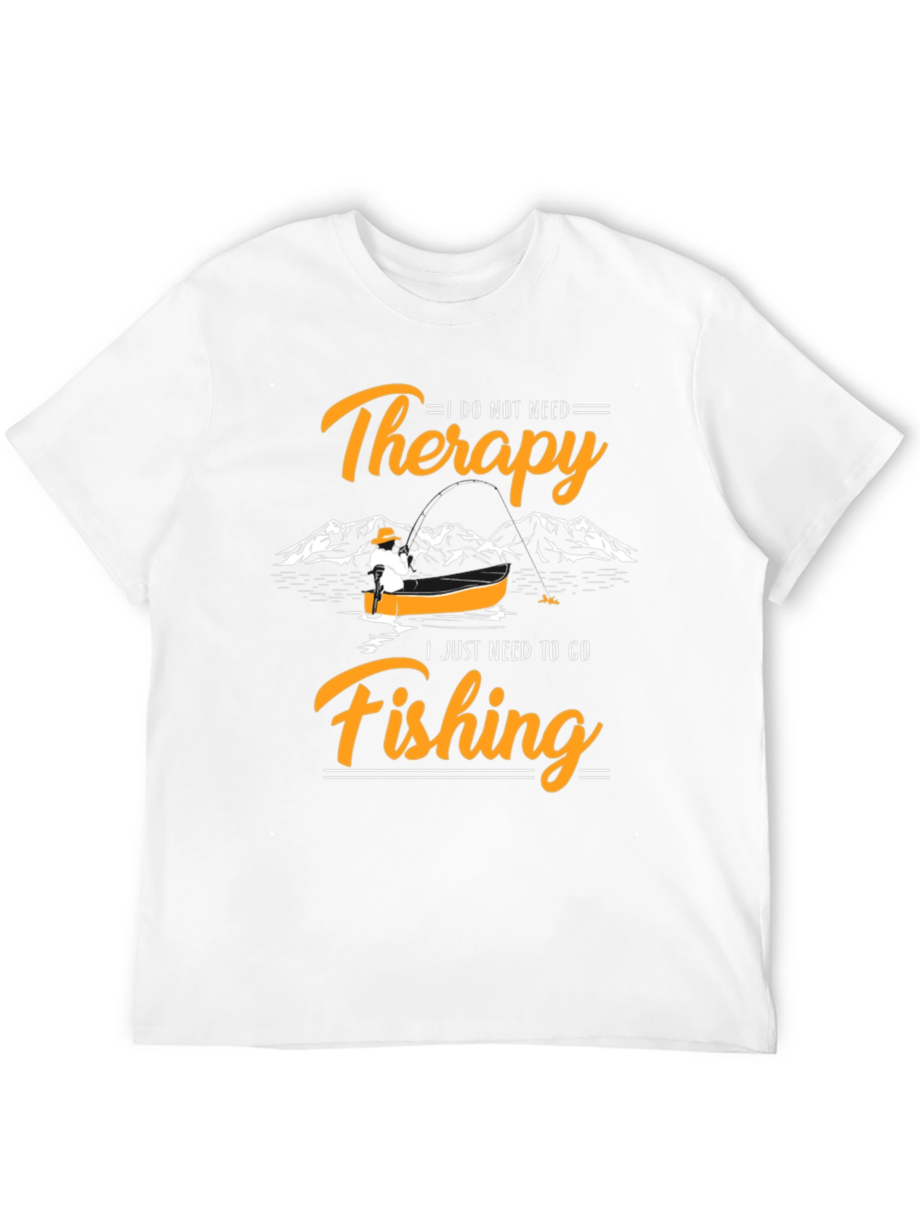 Therapy Fishing Graphic Tee