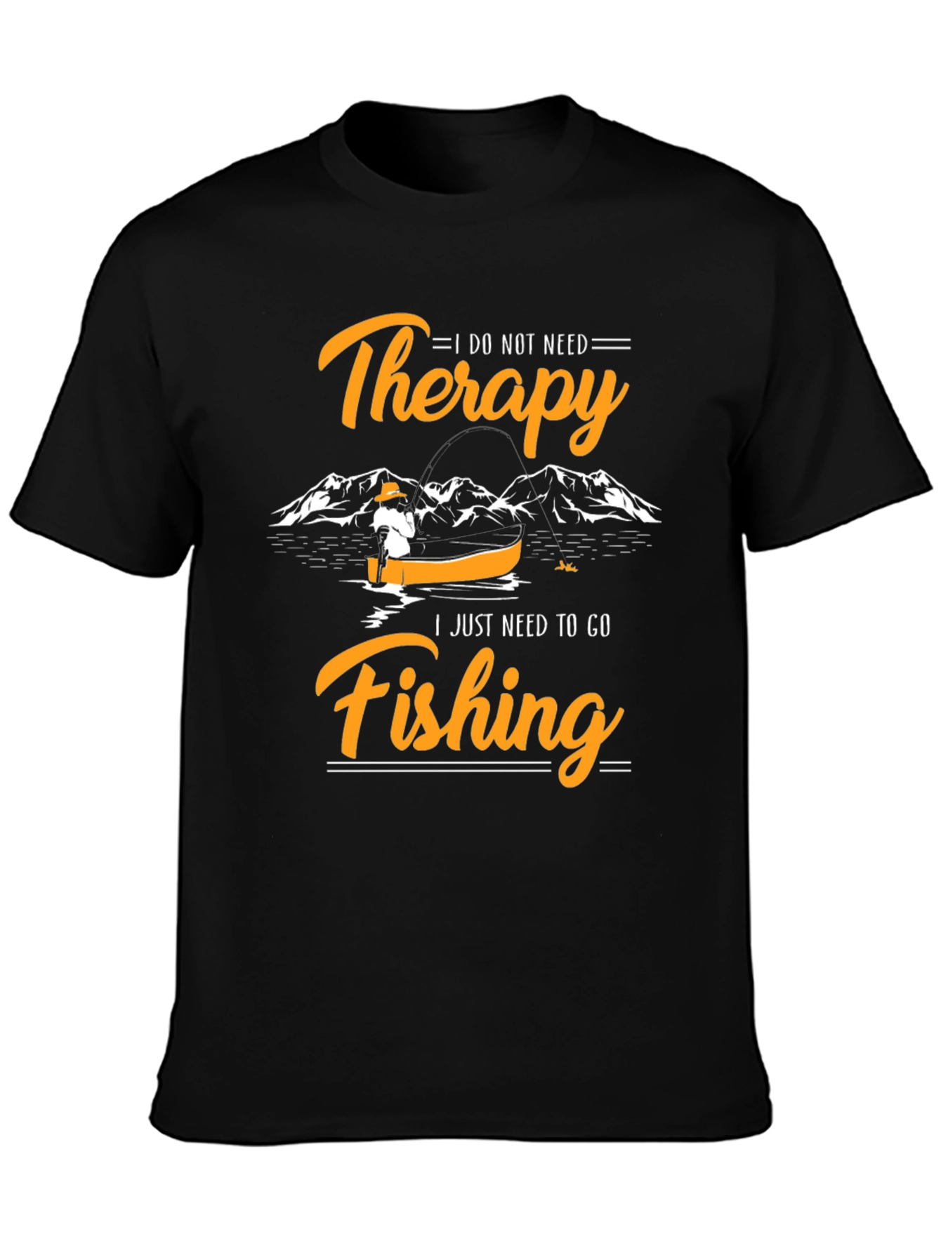Therapy Fishing Graphic Tee