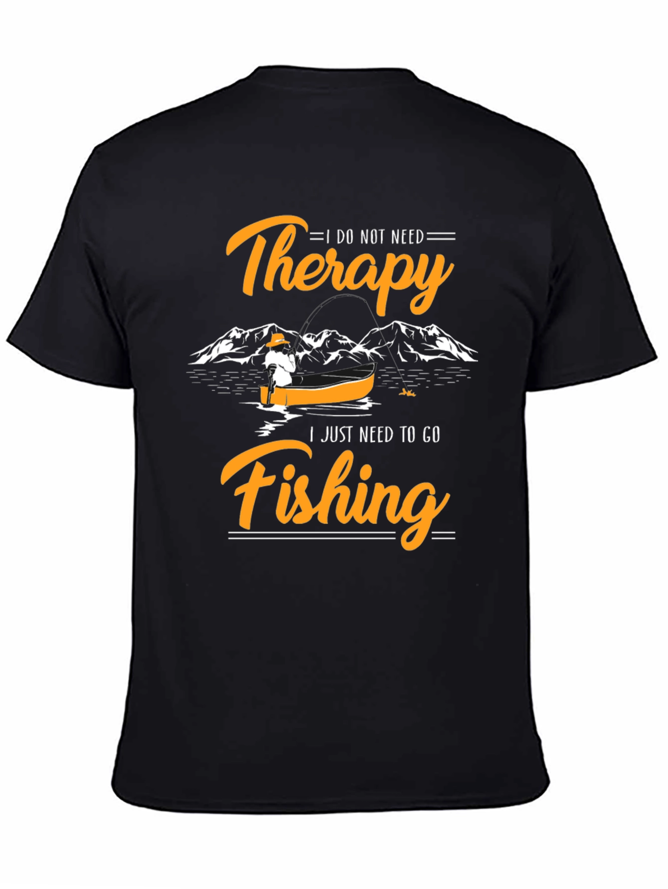 Therapy Fishing Graphic Tee