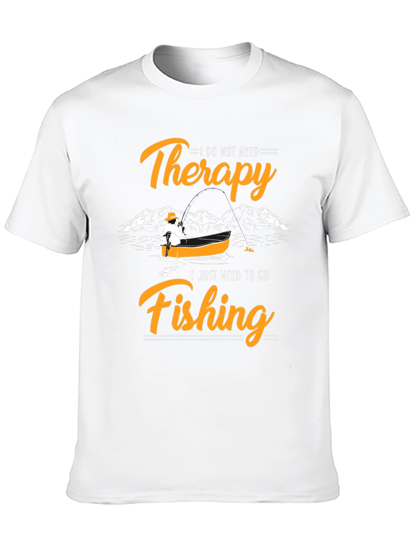 Therapy Fishing Graphic Tee