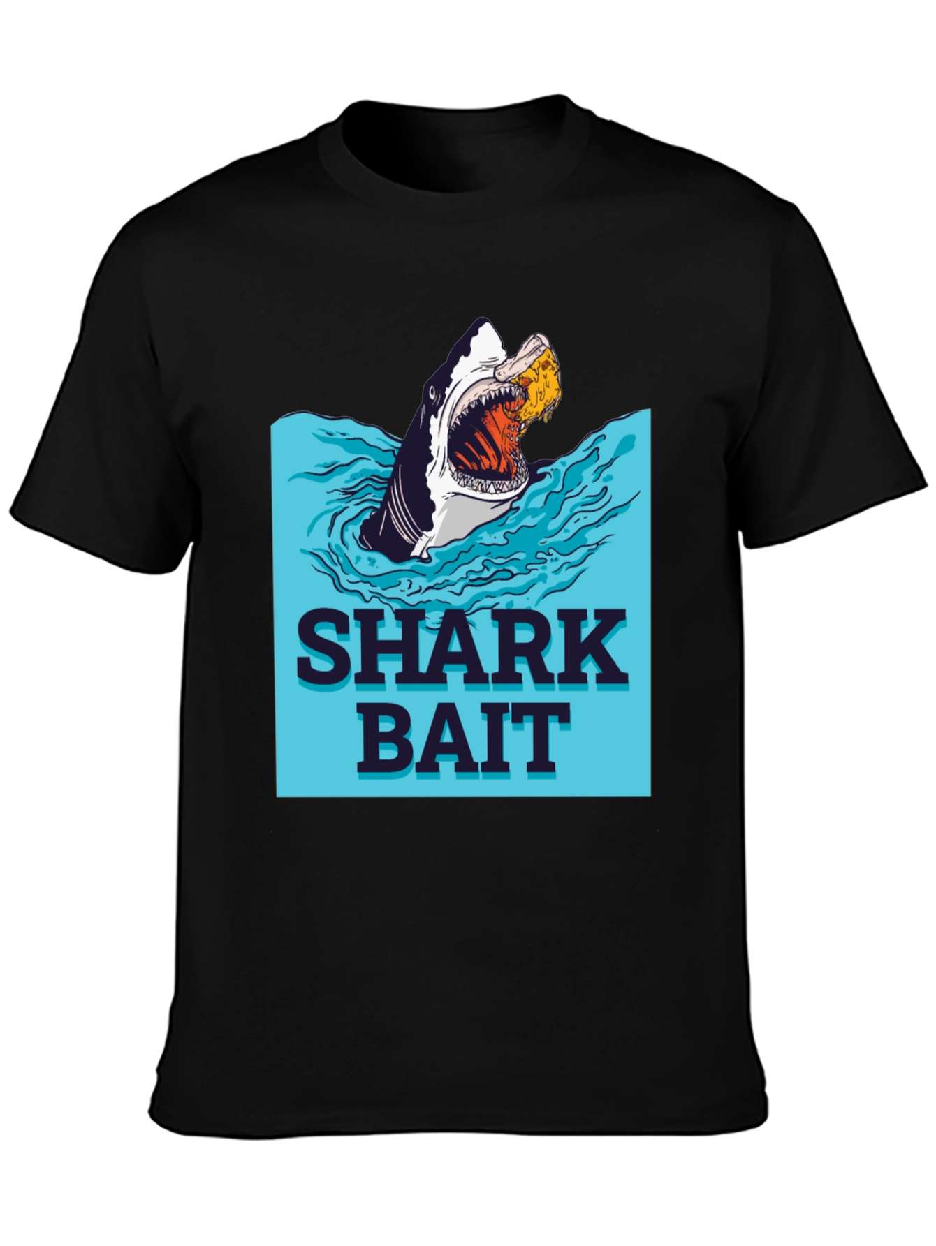 Shark Bait Graphic Tee - Novelty Design