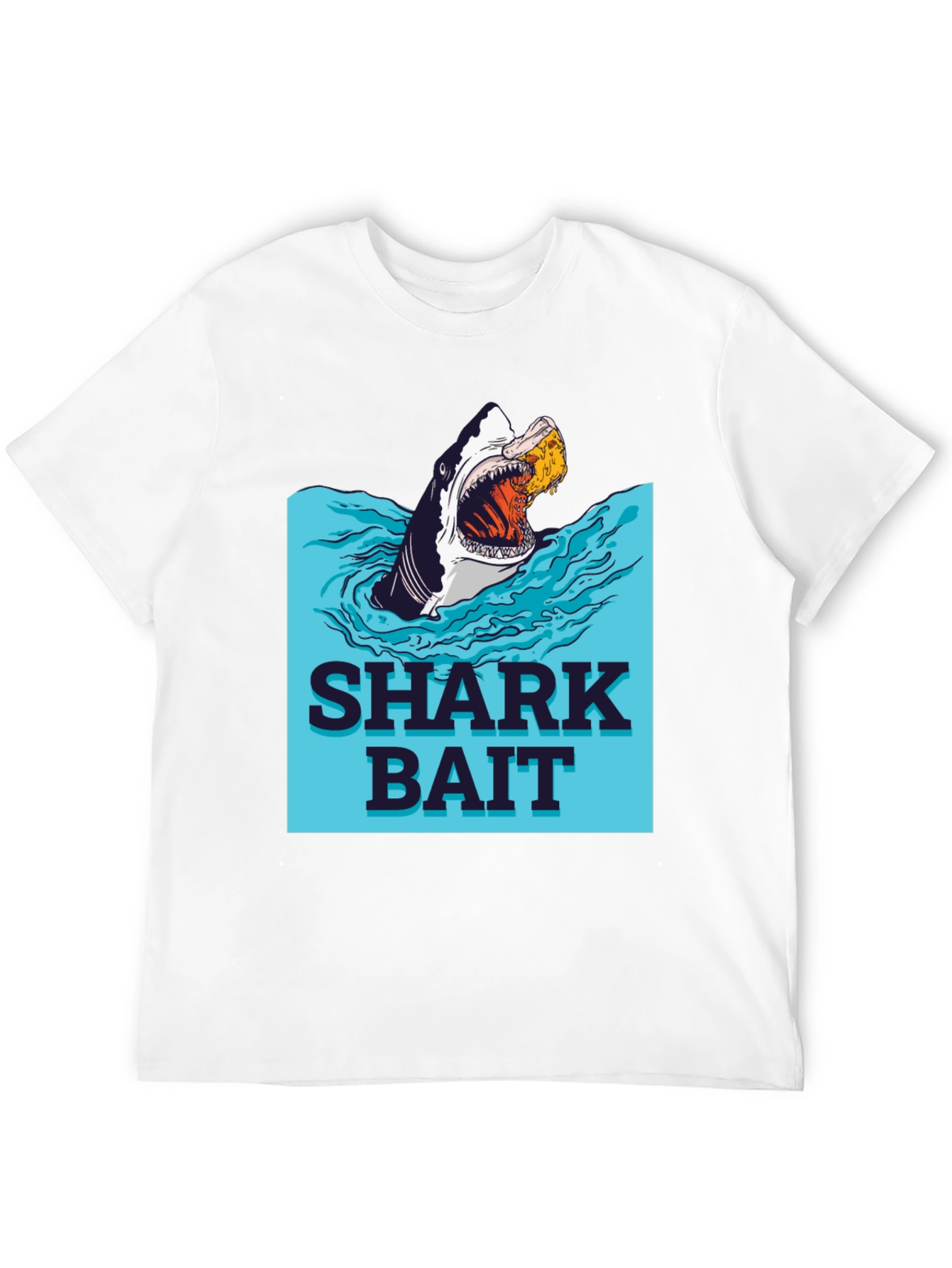 Shark Bait Graphic Tee - Novelty Design