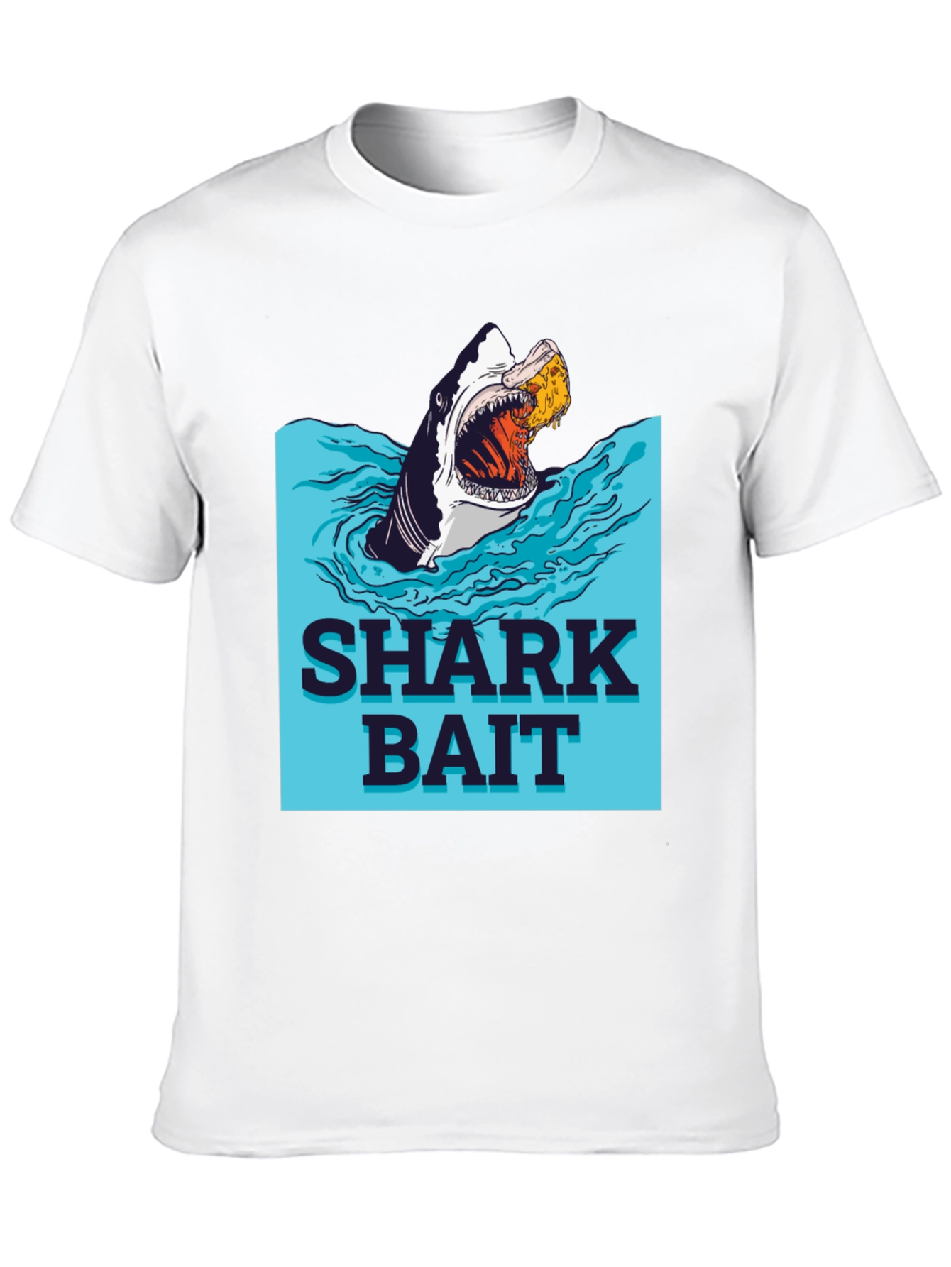 Shark Bait Graphic Tee - Novelty Design