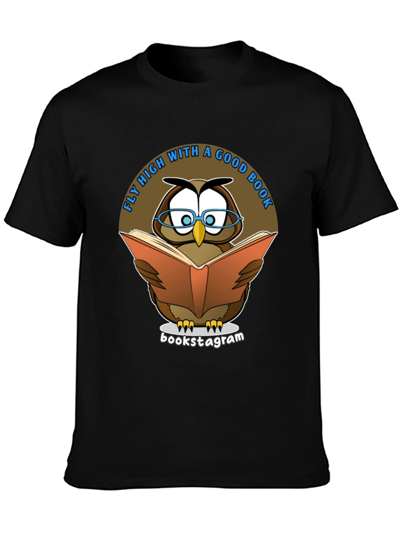 Fly High With A Good Book Owl T-Shirt