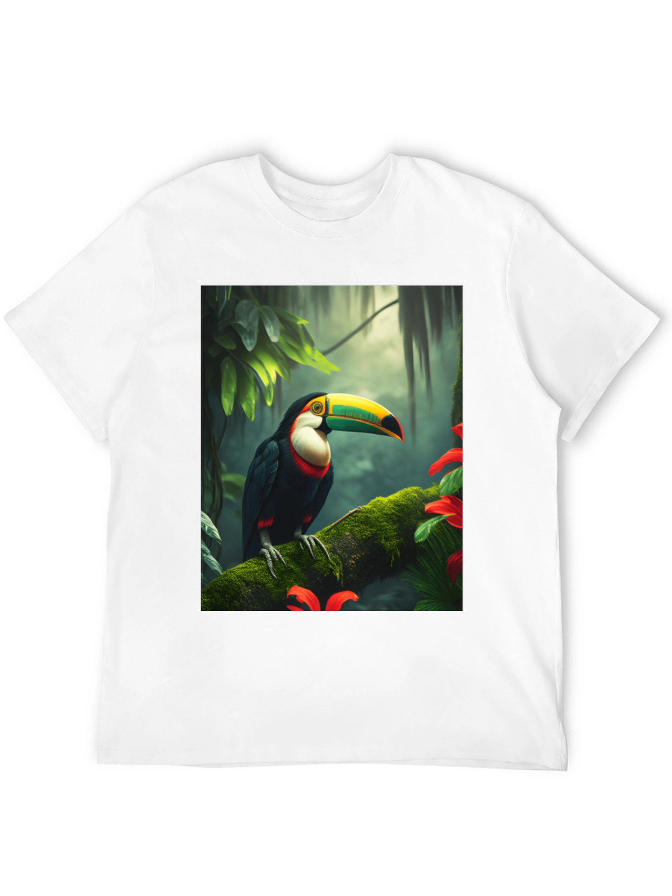 Toucan Graphic Tee - Rainforest Bird T-Shirt