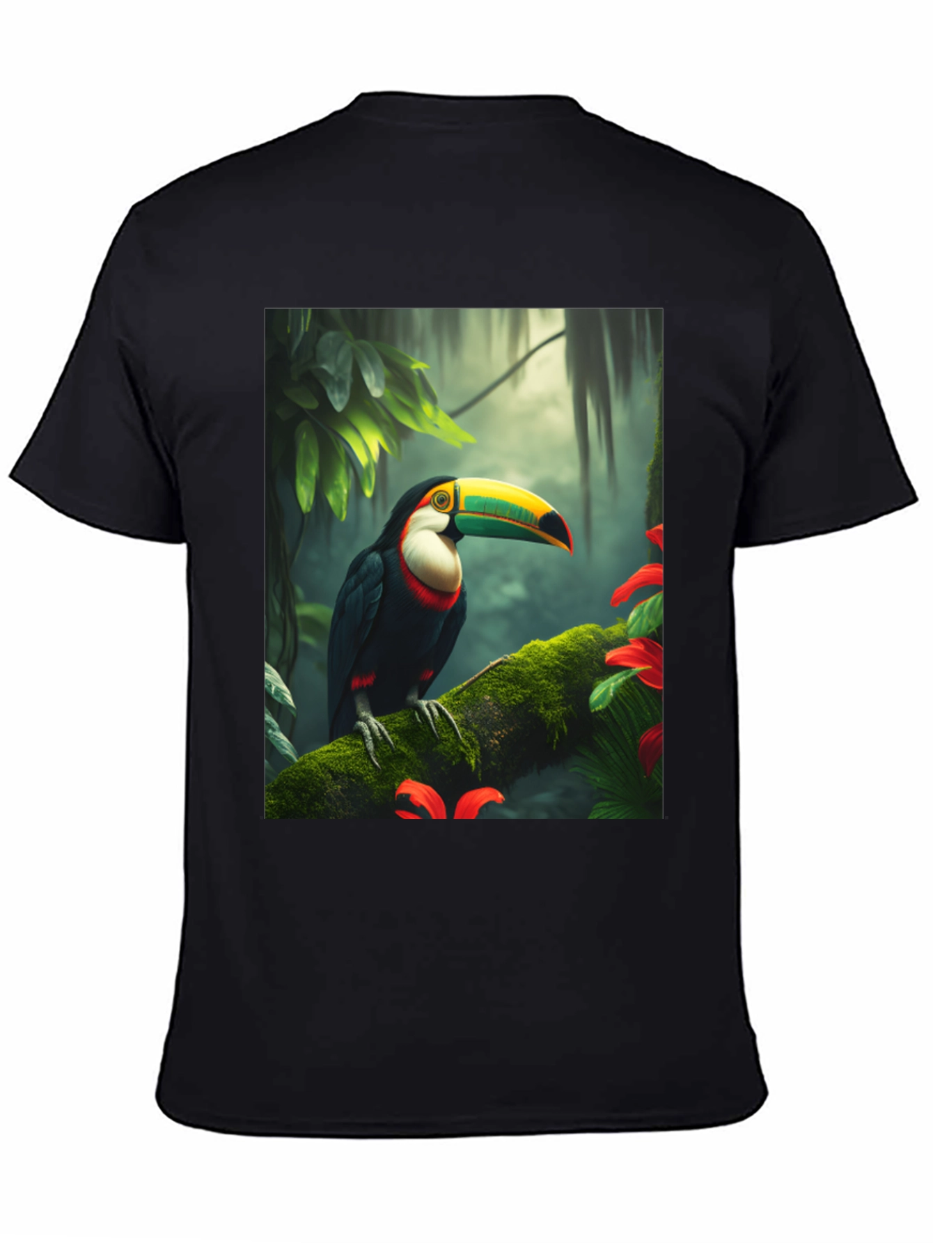 Toucan Graphic Tee - Rainforest Bird T-Shirt