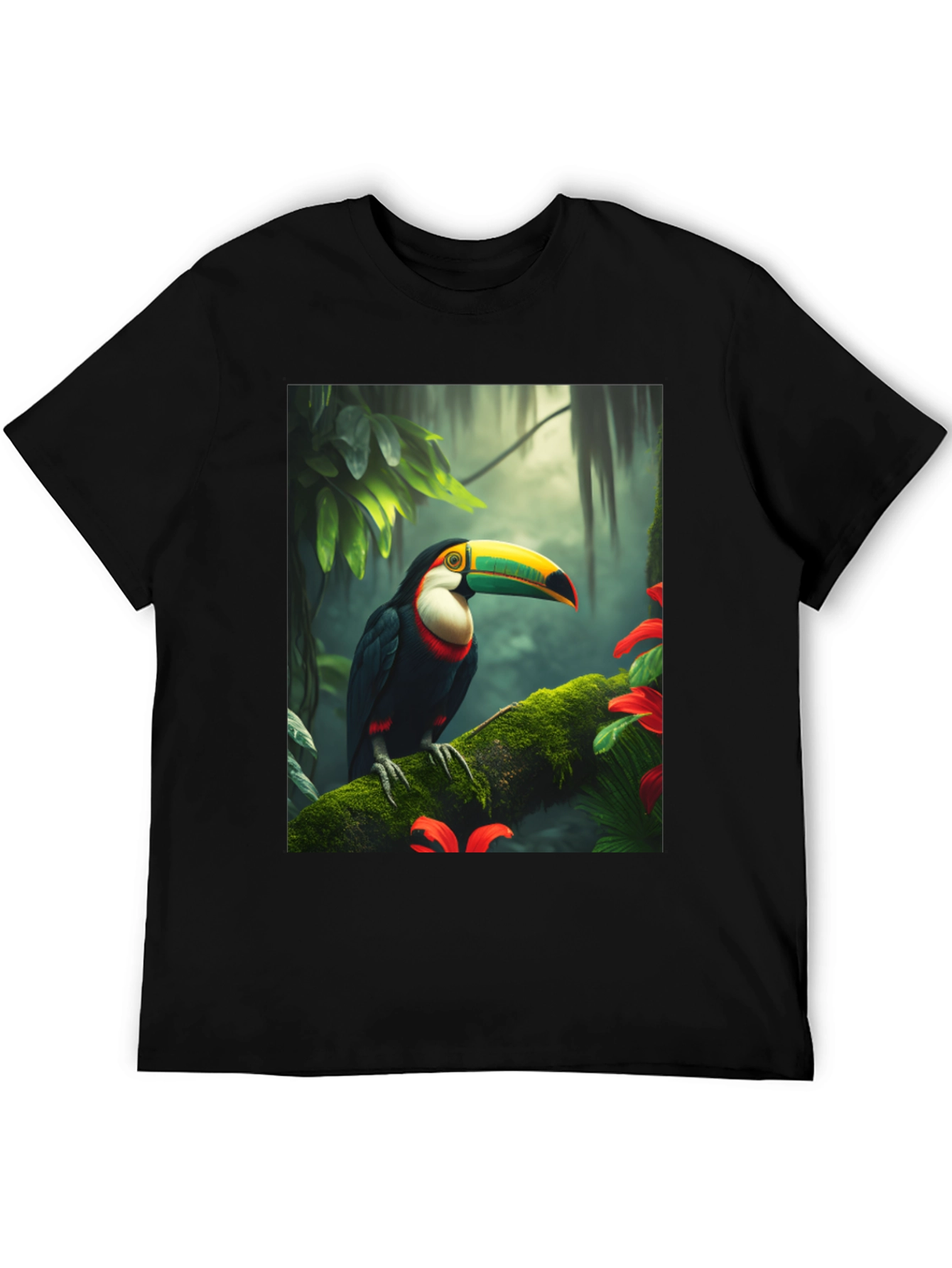 Toucan Graphic Tee - Rainforest Bird T-Shirt