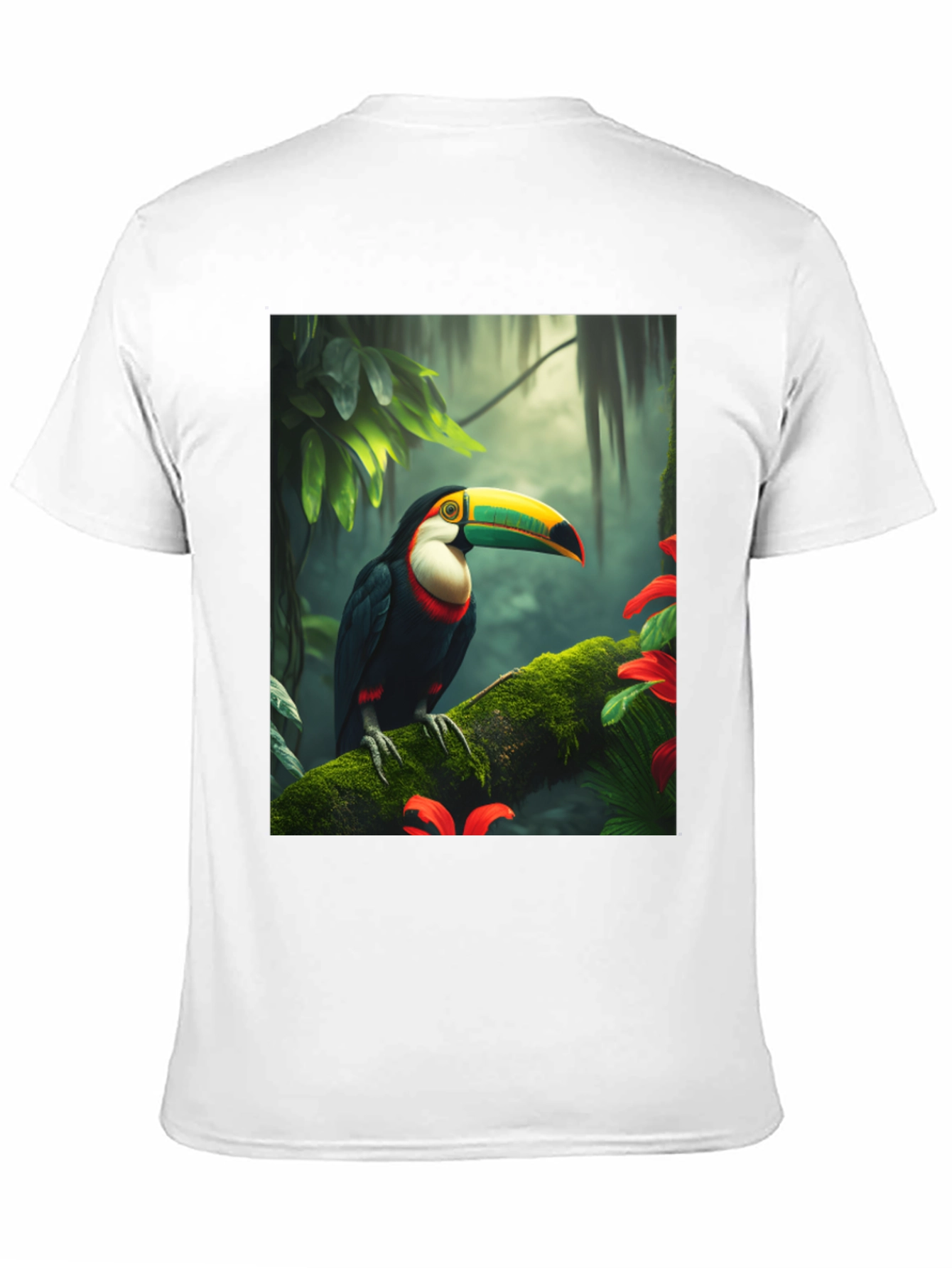 Toucan Graphic Tee - Rainforest Bird T-Shirt