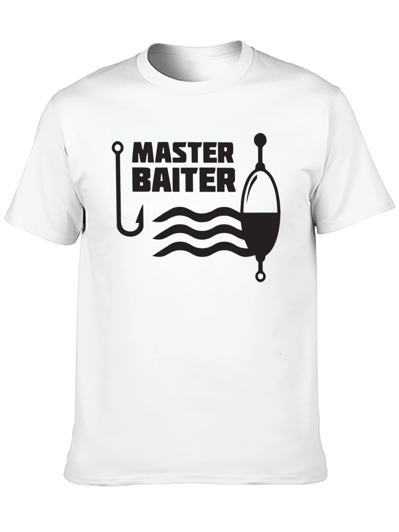Master Baiter Fishing Humor Graphic T-Shirt