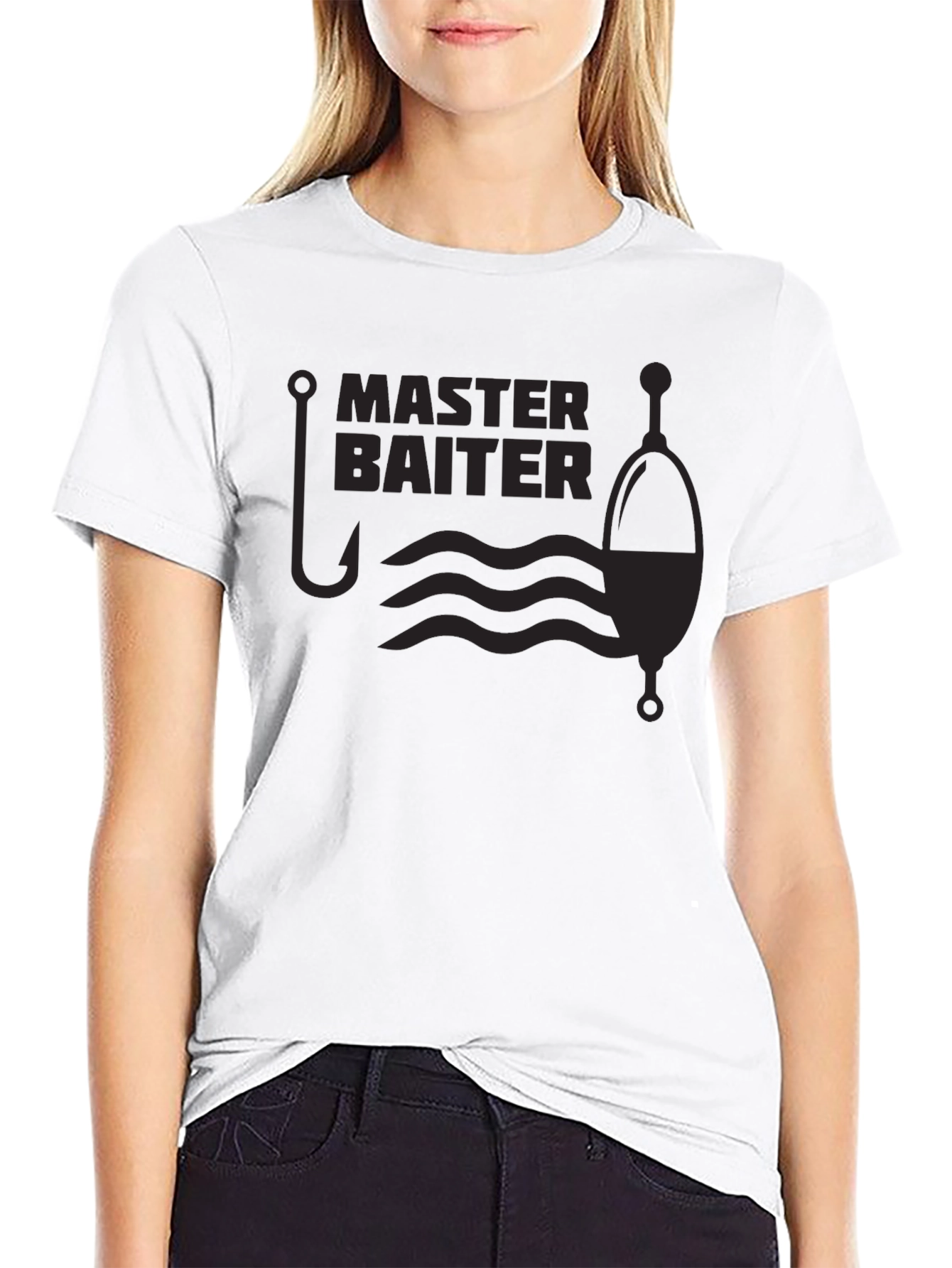 Master Baiter Fishing Humor Graphic T-Shirt